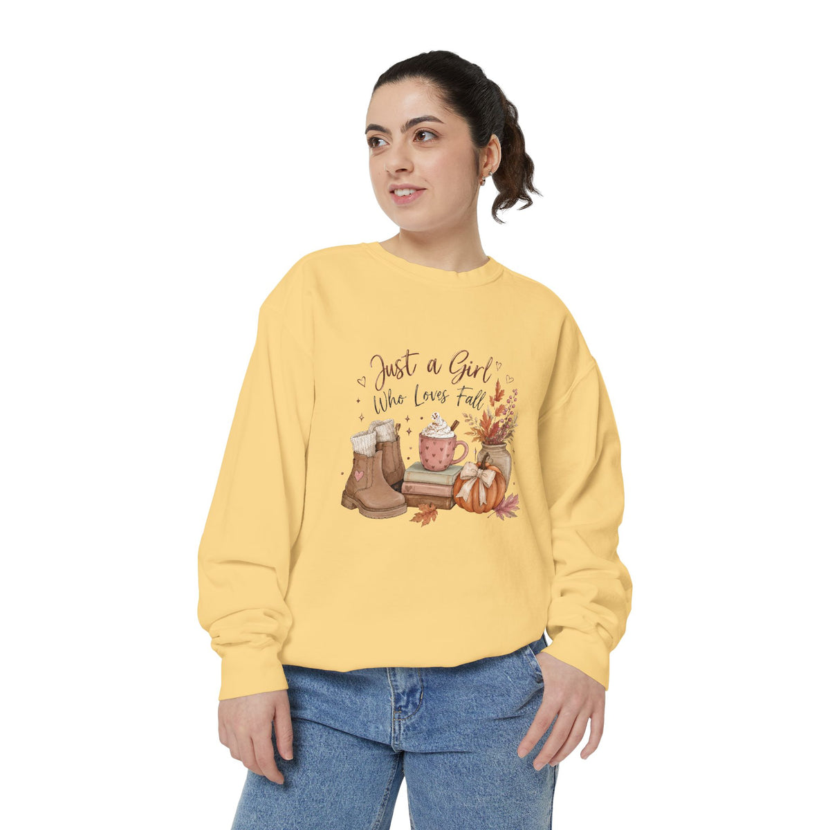 Just a Girl Who Loves Fall Sweater
