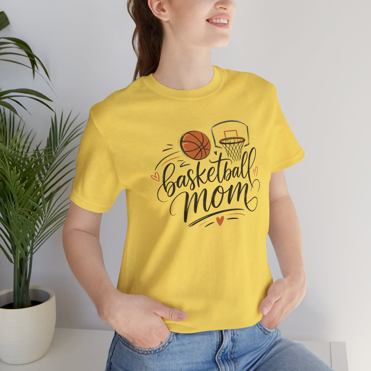 Cute Script Basketball Hoop Design