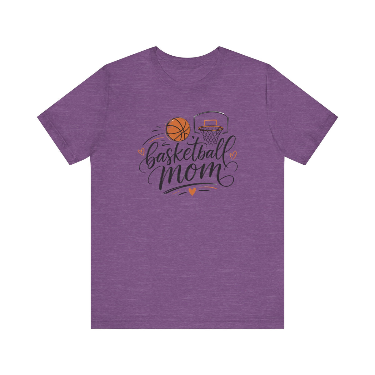 Cute Script Basketball Hoop Design