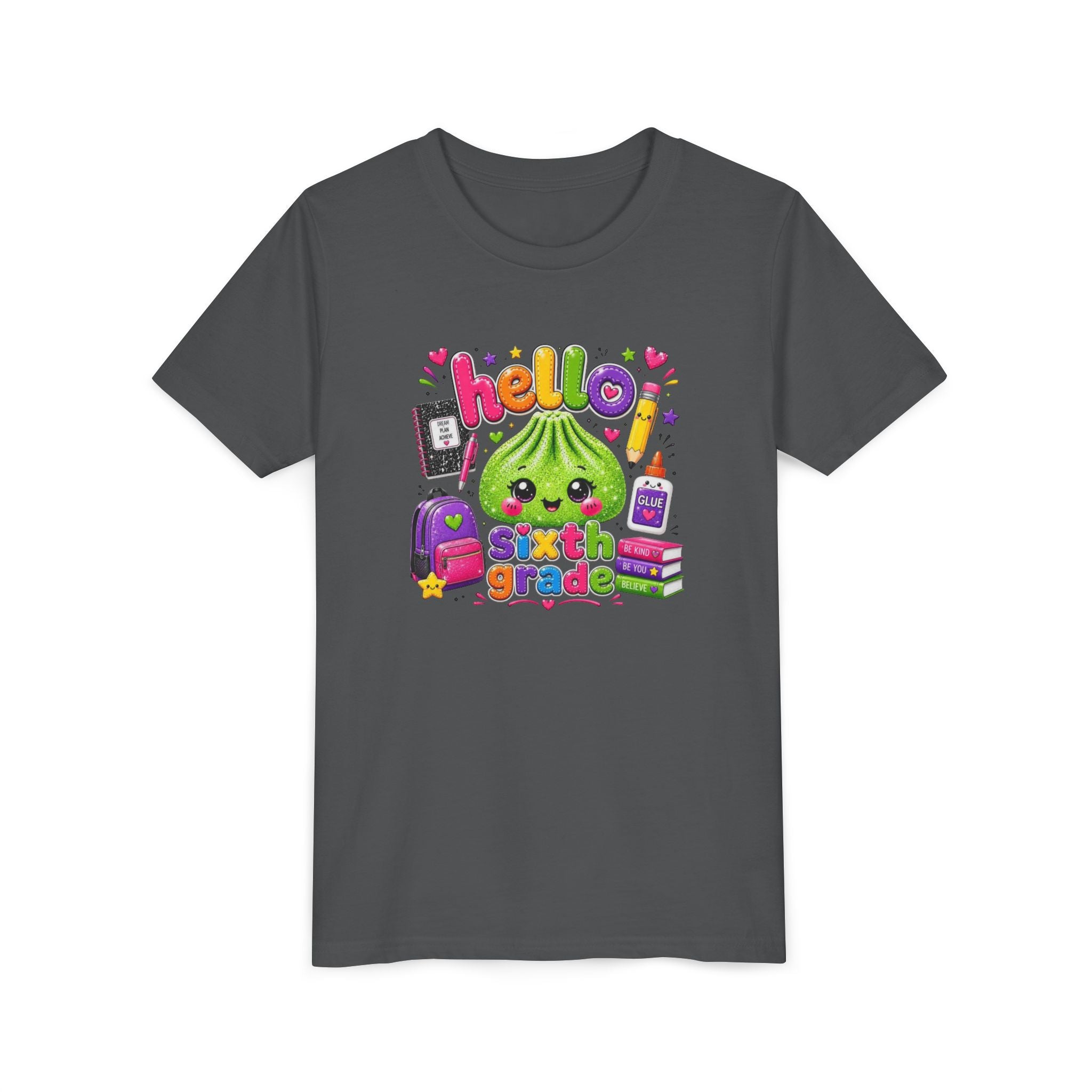 "Hello Sixth Grade" Youth Tee