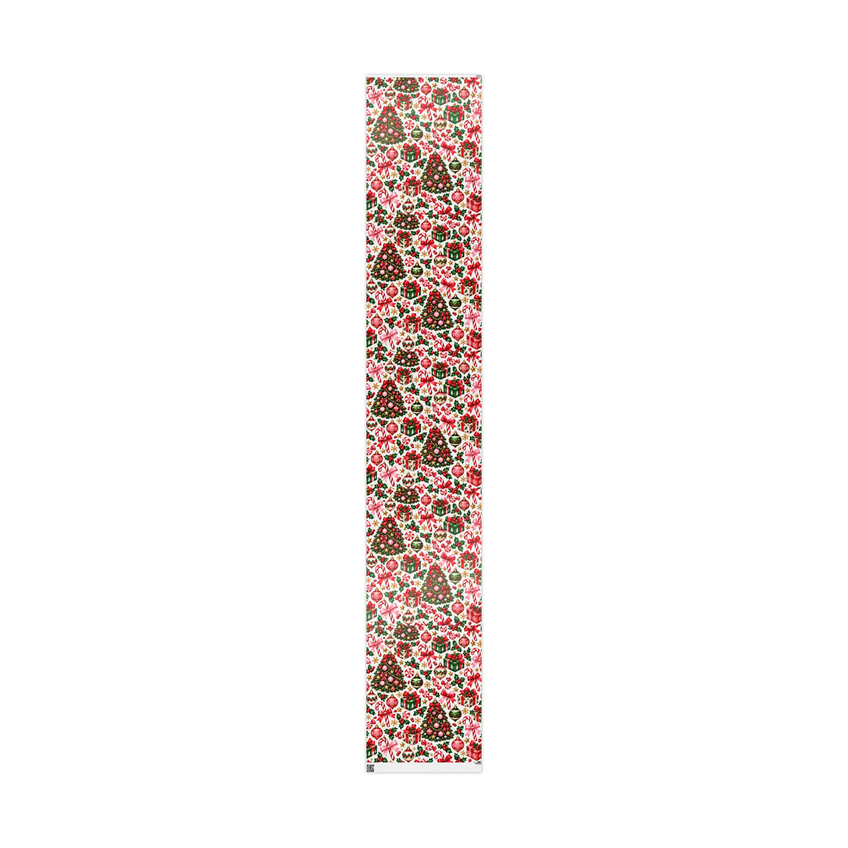 Peppermint & Pretty Bows | Vintage Christmas Wrapping Paper