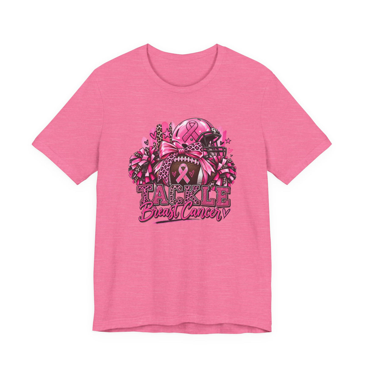 Tackle Breast Cancer Football T-Shirt