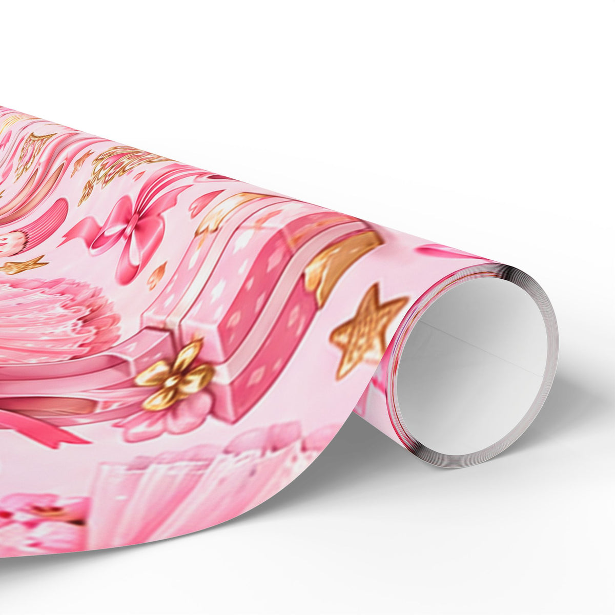 Pink Ballerina 5th Birthday Wrapping Paper – Ballet Party Gift Wrap