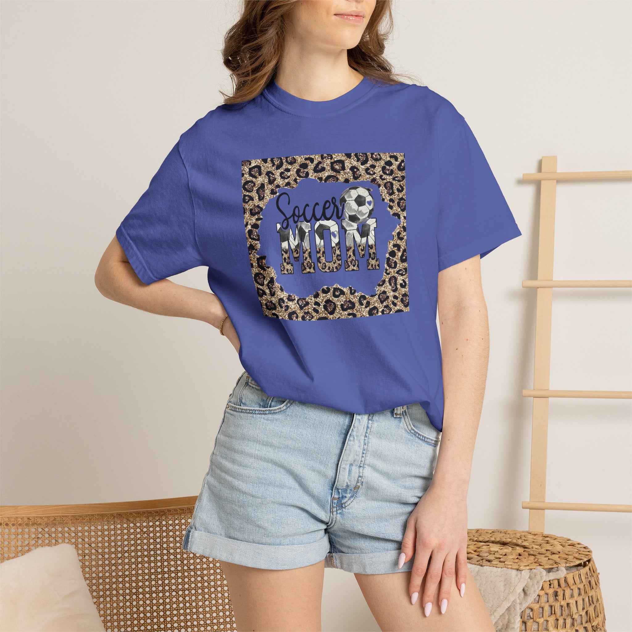 Soccer Mom Leopard Print T-Shirt