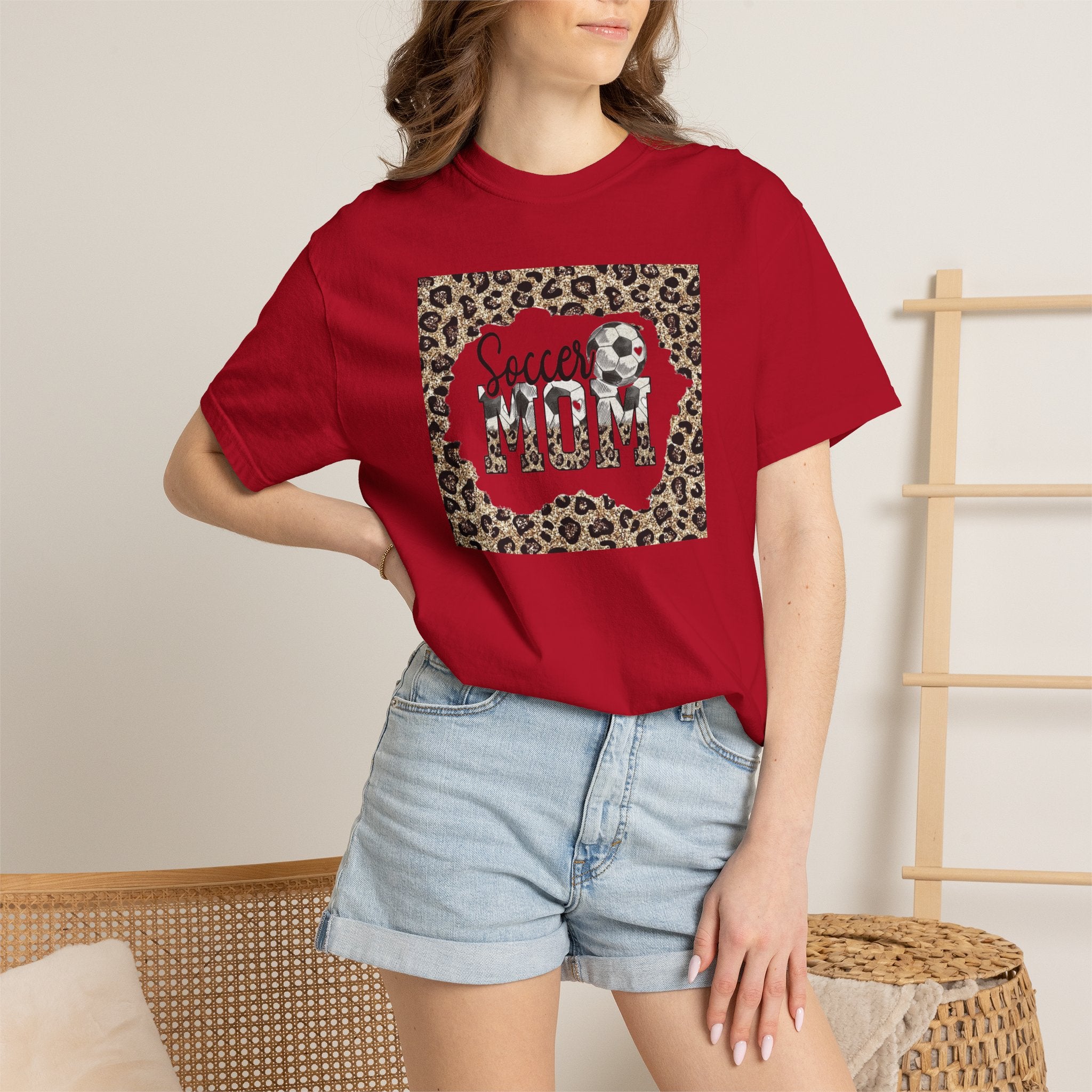 Soccer Mom Leopard Print T-Shirt