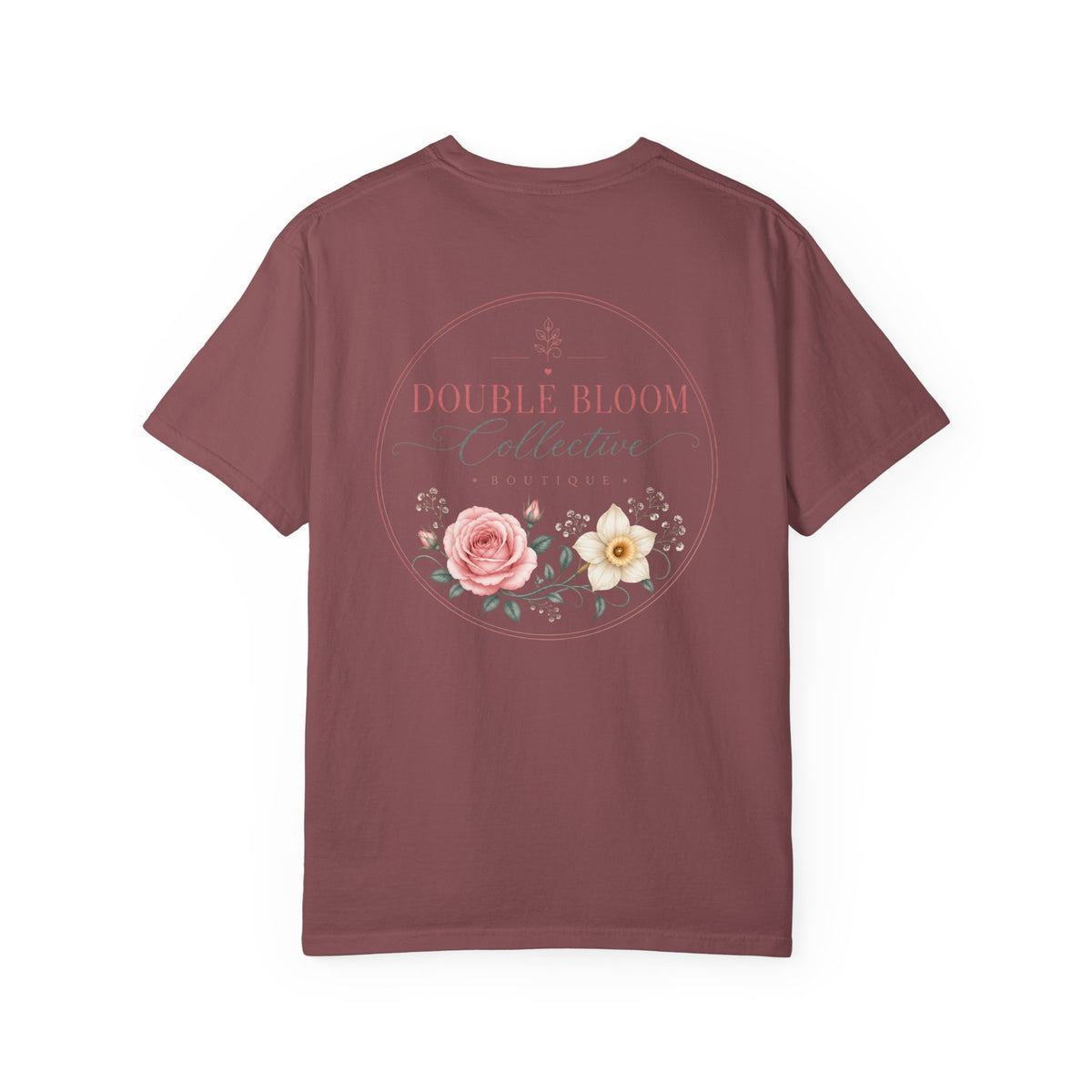Double Bloom Signature Floral Comfort Colors Tee