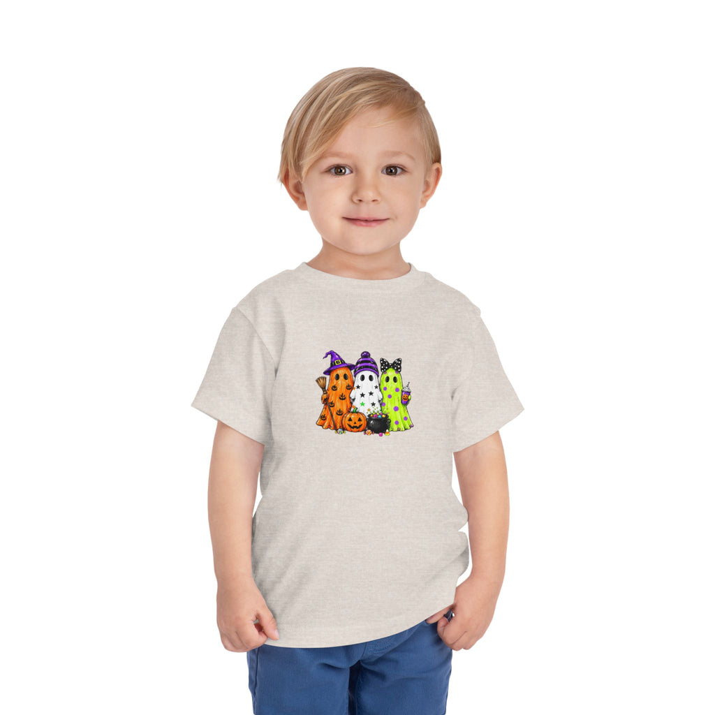 Toddler Halloween Ghosts Short Sleeve Tee