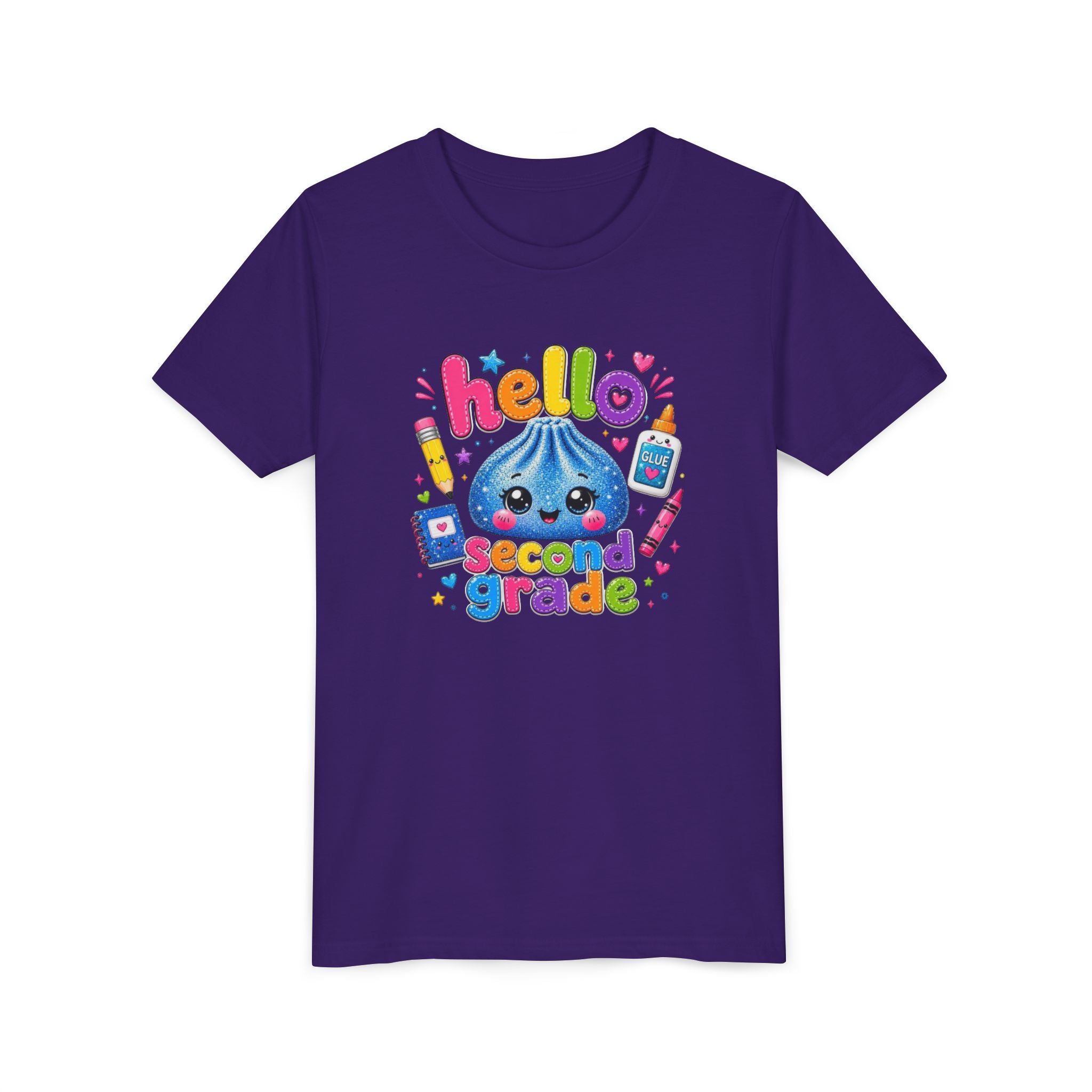 "Hello Second Grade" Youth Tee