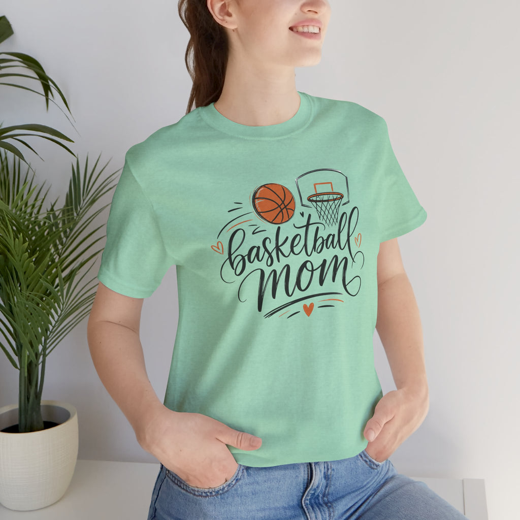 Cute Script Basketball Hoop Design