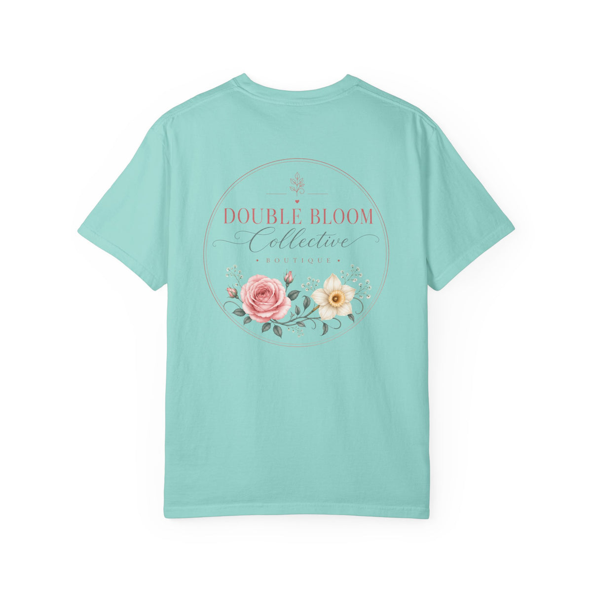 Double Bloom Signature Floral Comfort Colors Tee