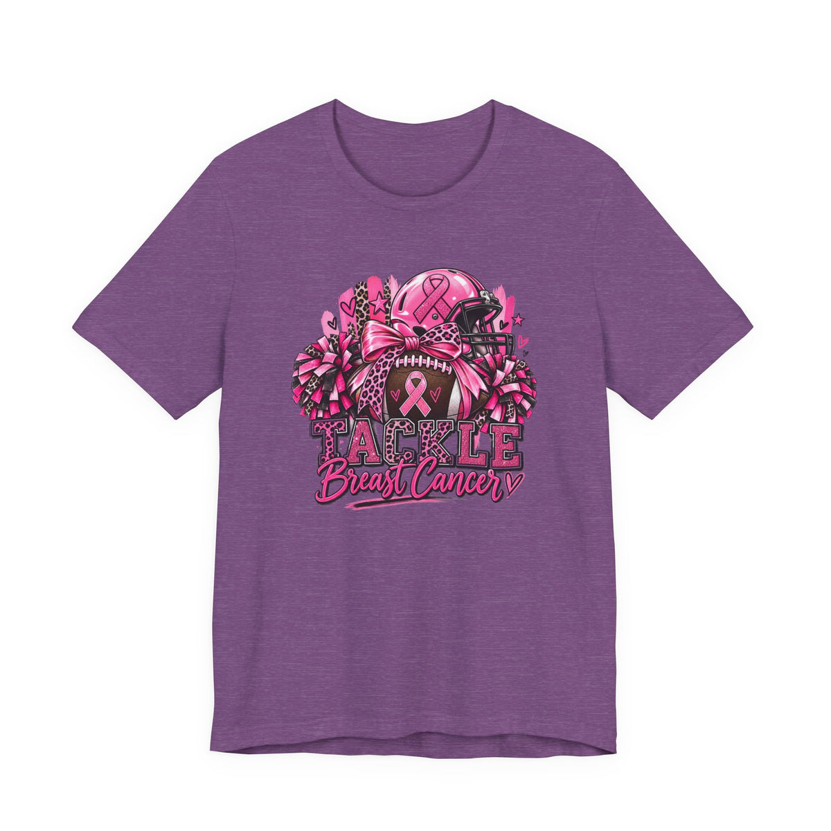 Tackle Breast Cancer Football T-Shirt