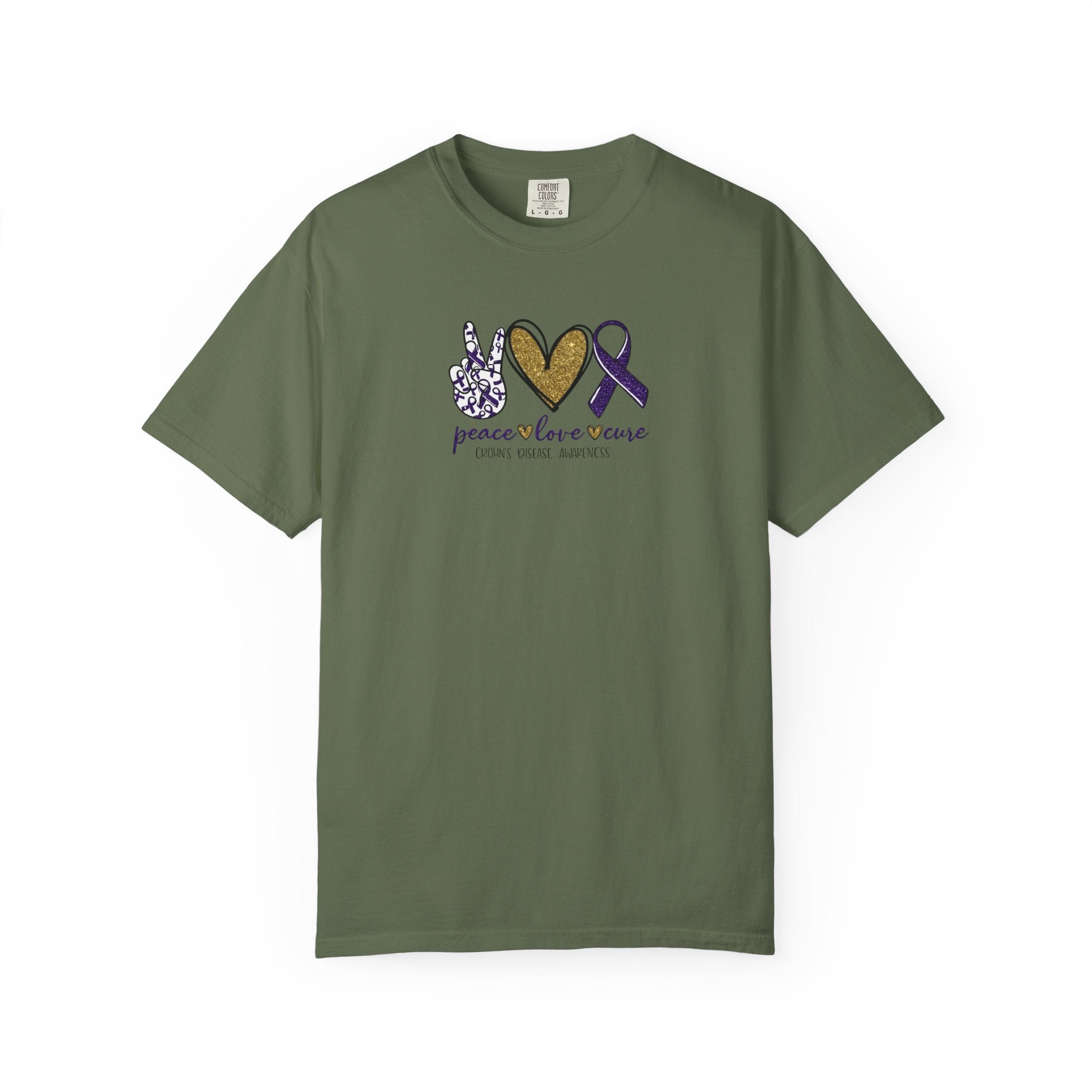 Peace Love Crohn's Awareness T-Shirt
