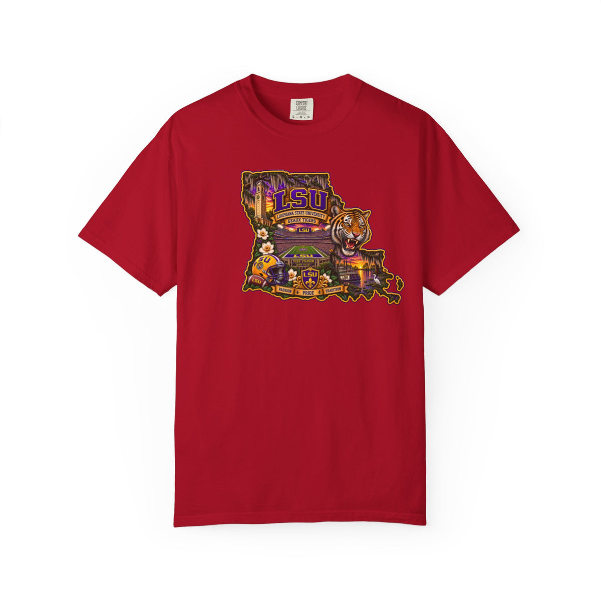 Retro Arcade Tee — Vintage Game Console Louisiana T-Shirt\