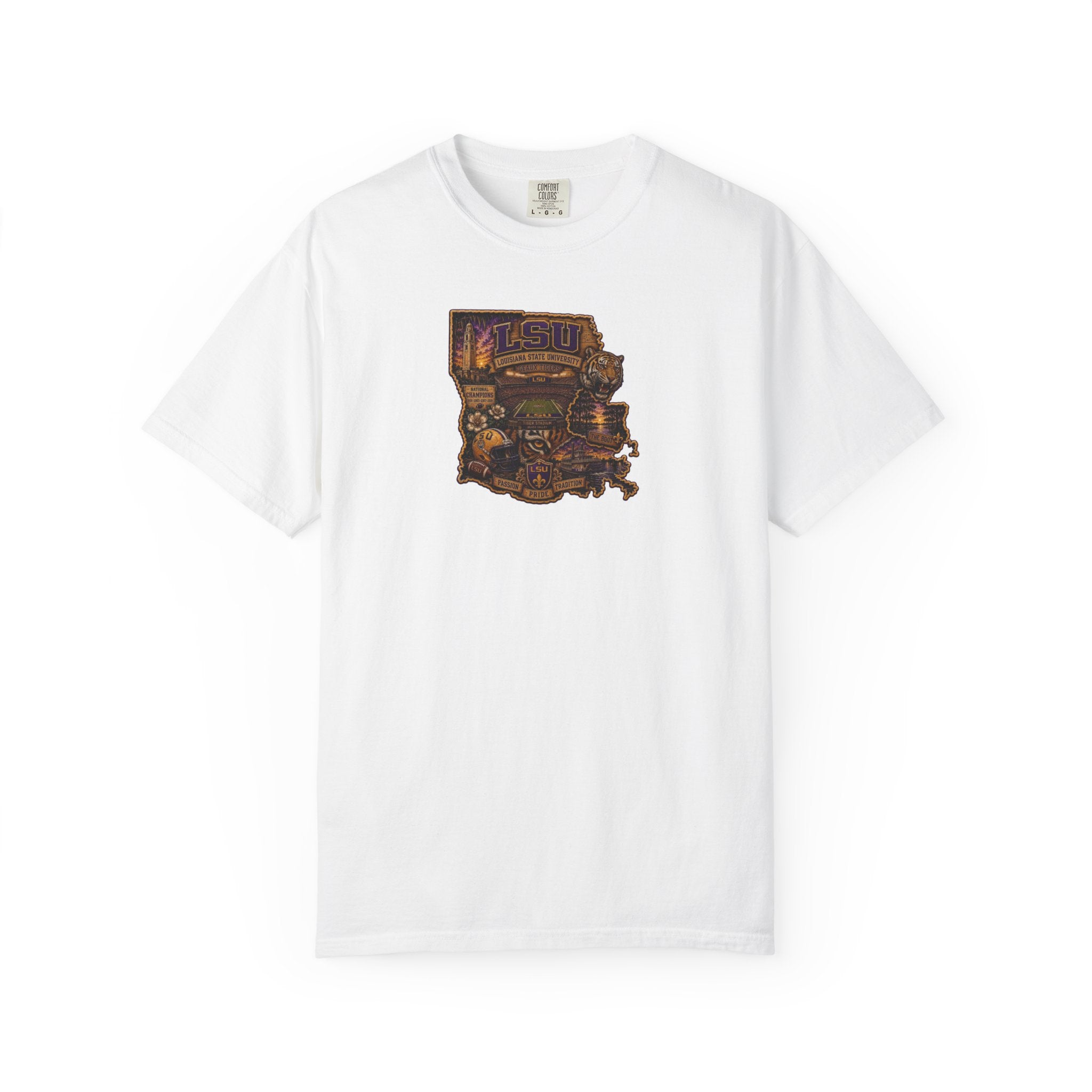 Retro Arcade Tee — Vintage Game Console Louisiana T-Shirt\