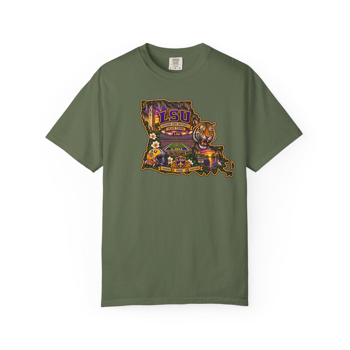Retro Arcade Tee — Vintage Game Console Louisiana T-Shirt\