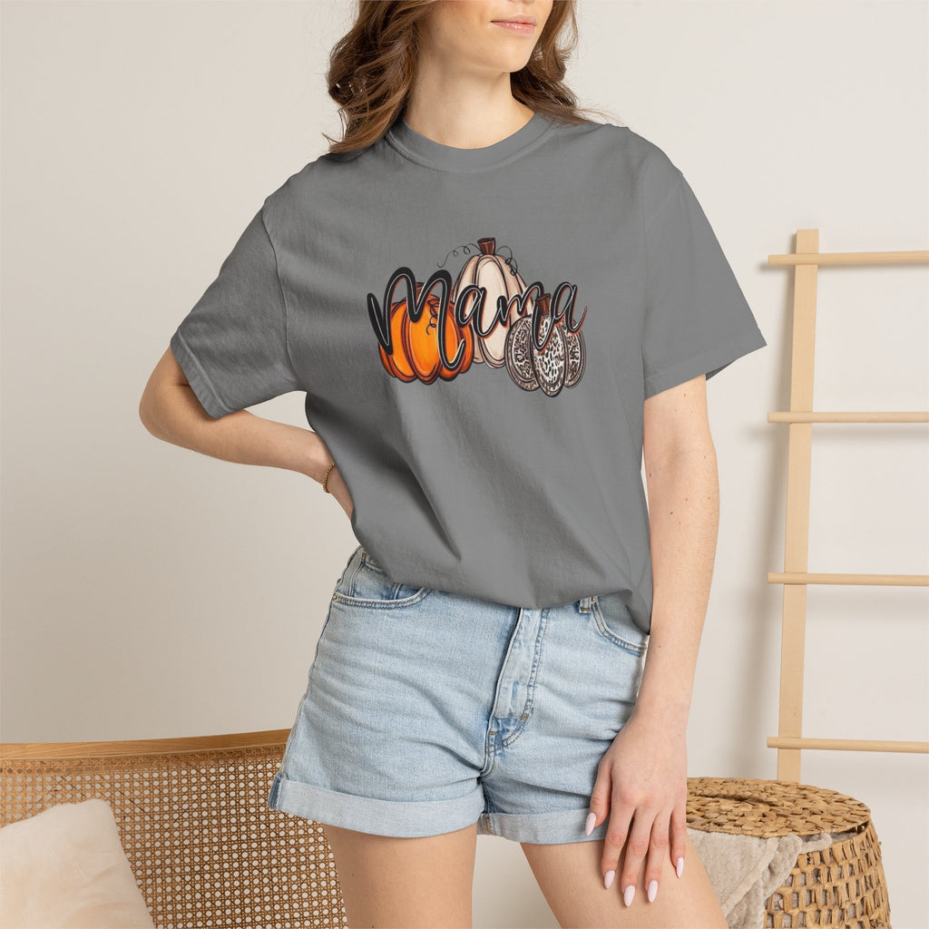 Mama Pumpkin Graphic T-Shirt — Fall Pumpkin Patch Tee