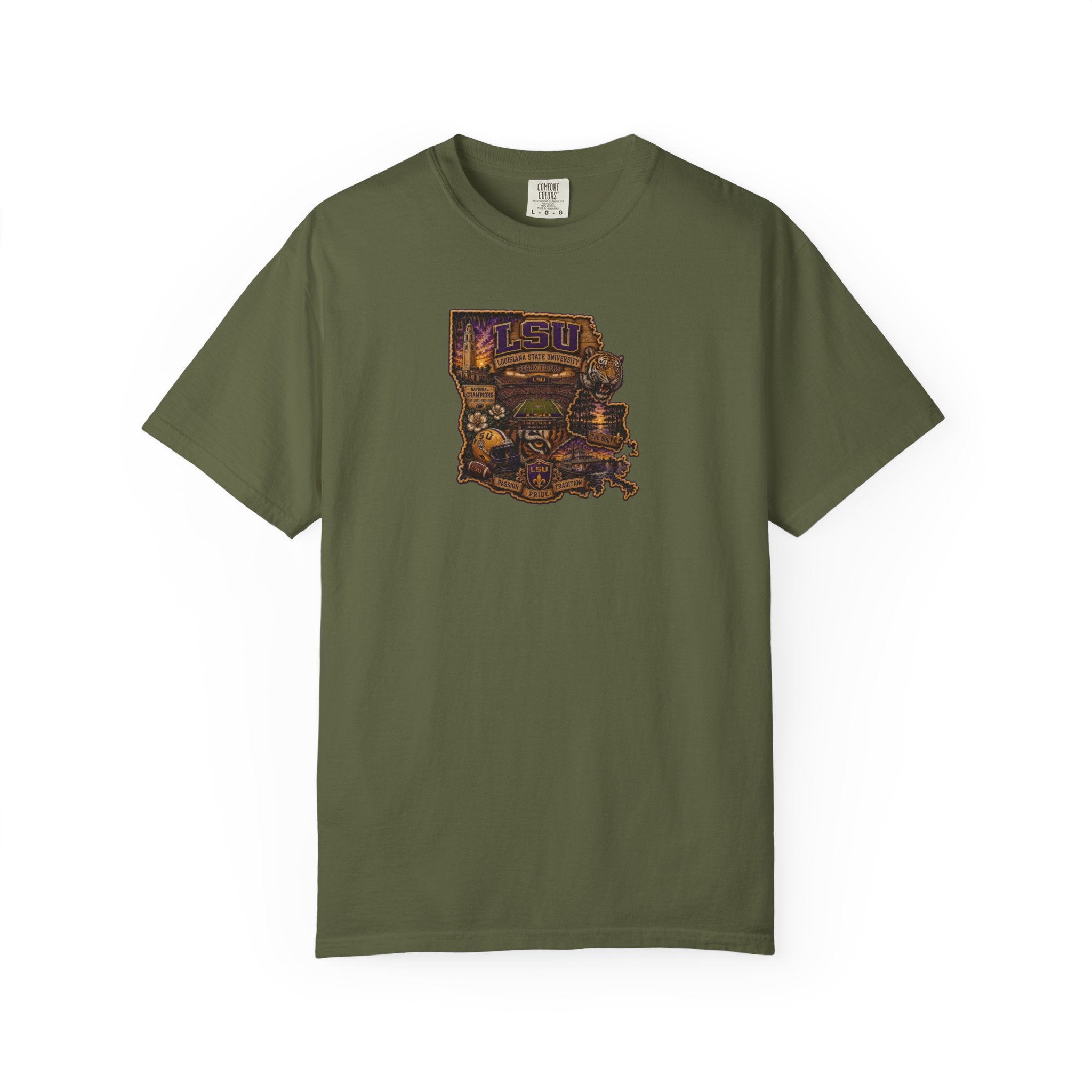 Retro Arcade Tee — Vintage Game Console Louisiana T-Shirt\