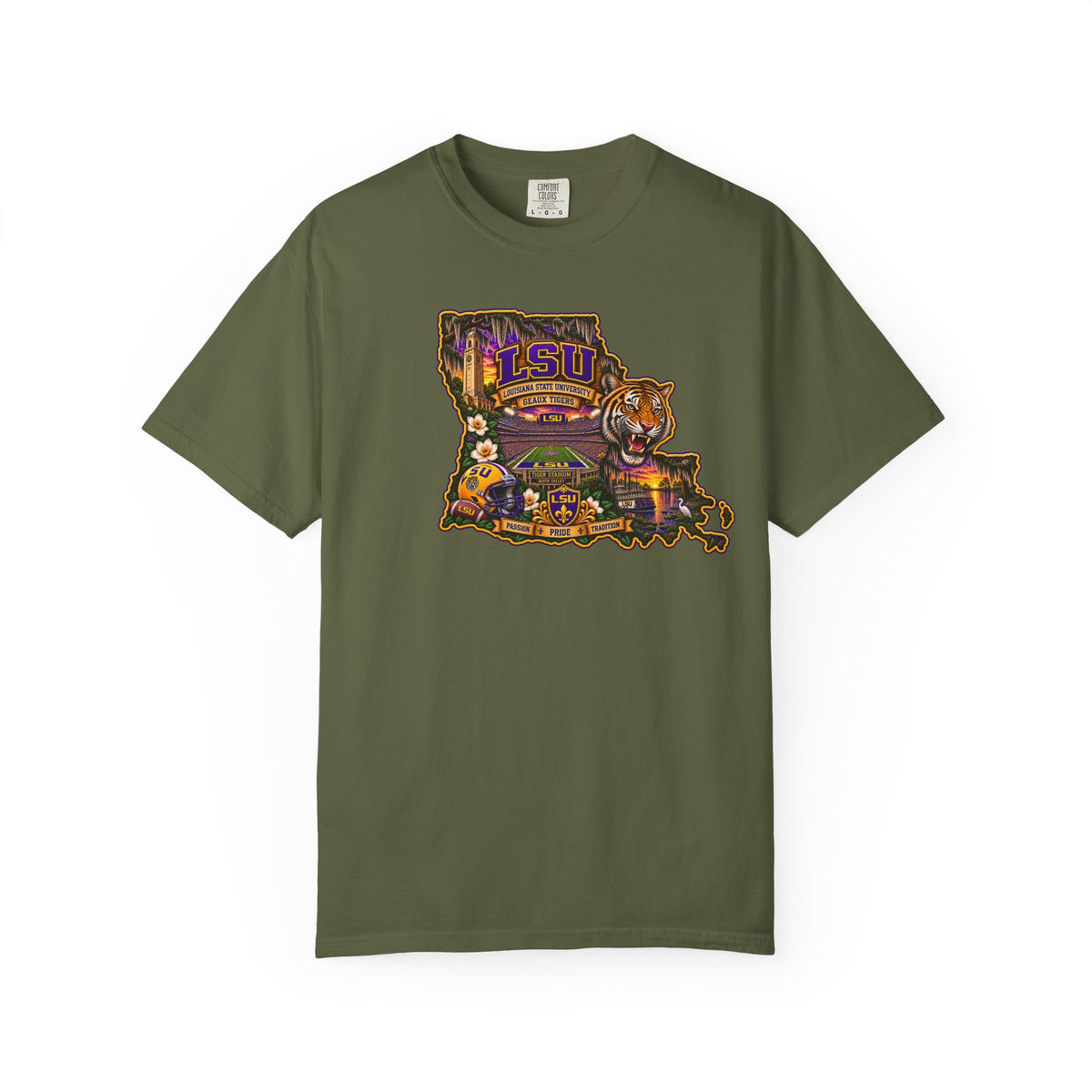 Retro Arcade Tee — Vintage Game Console Louisiana T-Shirt\