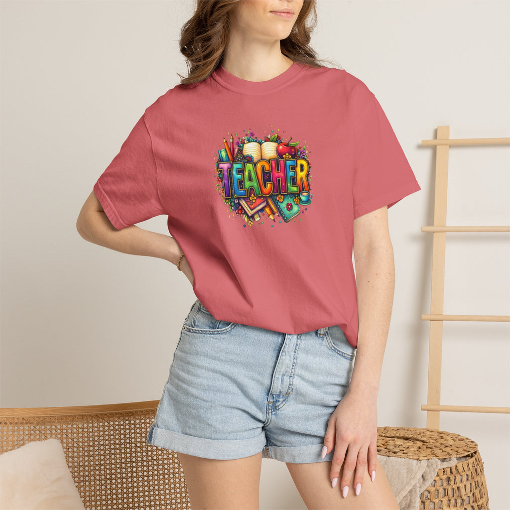 Teacher Colorful Classroom Graphic T-Shirt