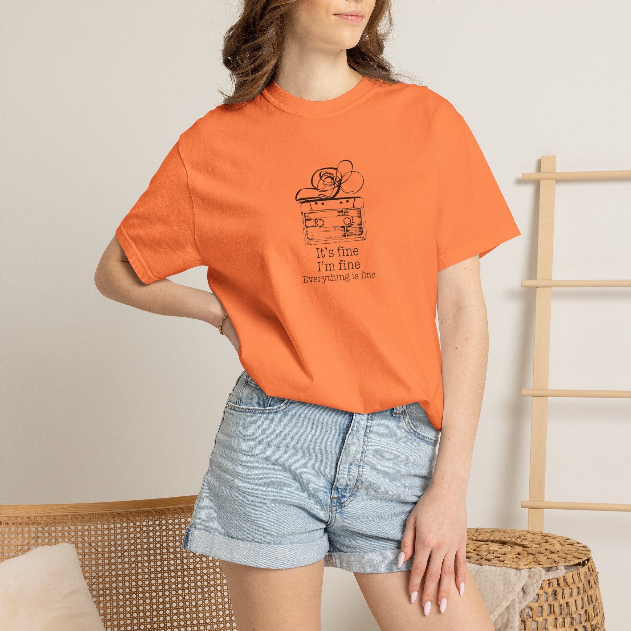 I’m Fine Cassette Tape T-Shirt