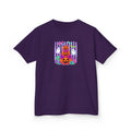 Kids Halloween Pumpkins T‑Shirt — Cute Jack‑O'Lantern Stack with Ghosts