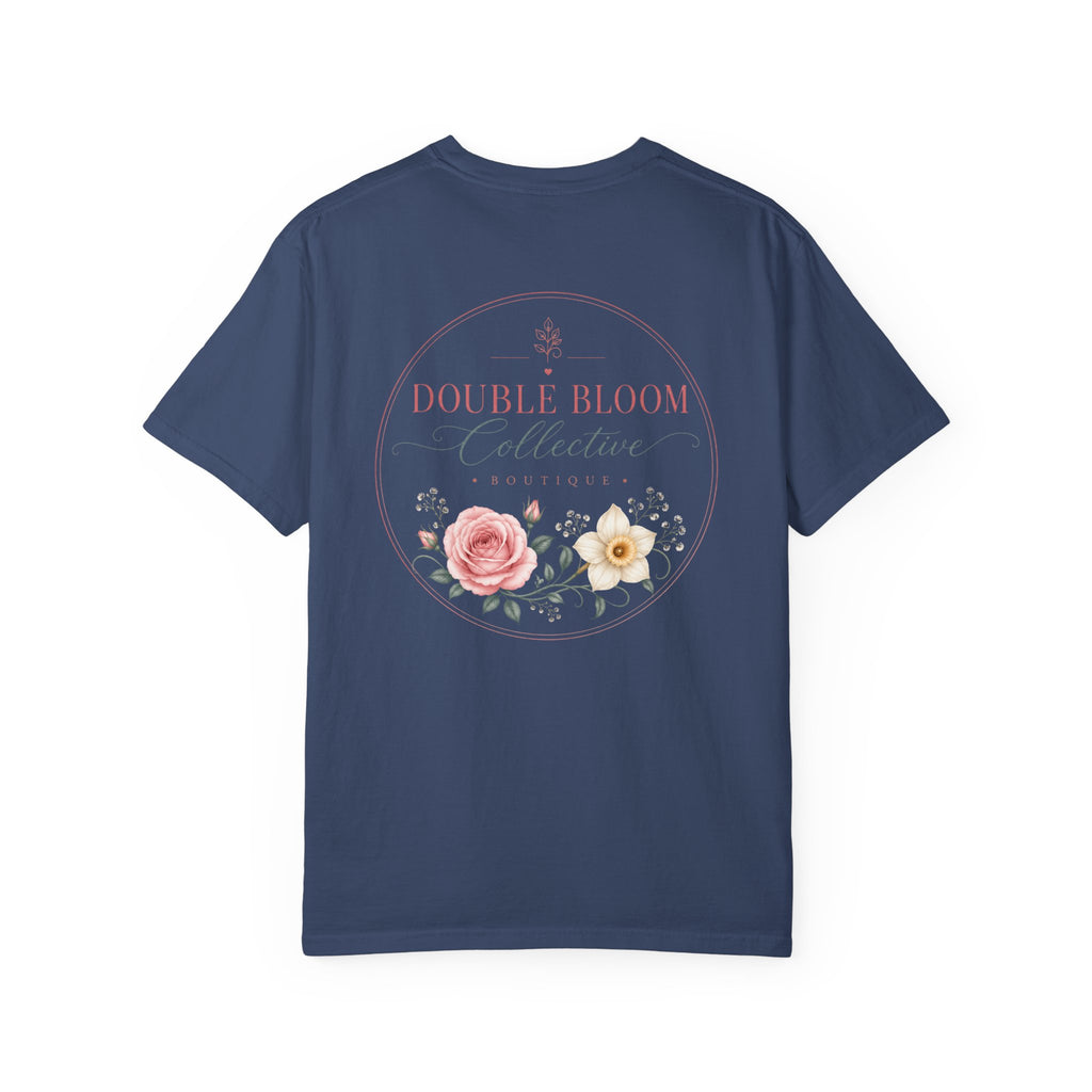Double Bloom Signature Floral Comfort Colors Tee