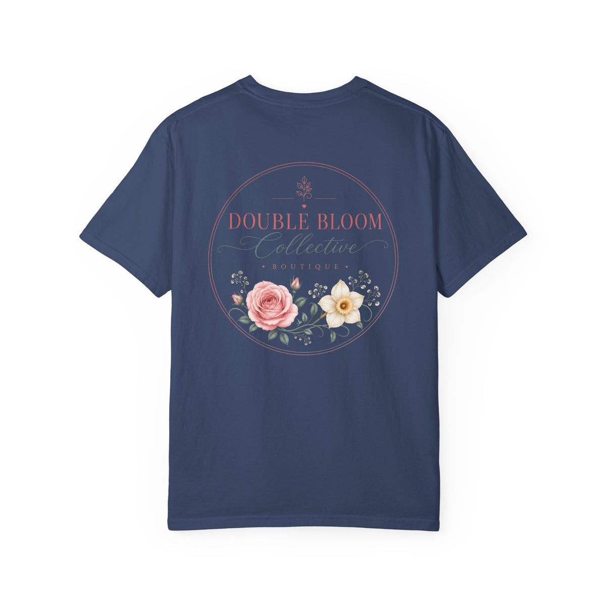 Double Bloom Signature Floral Comfort Colors Tee