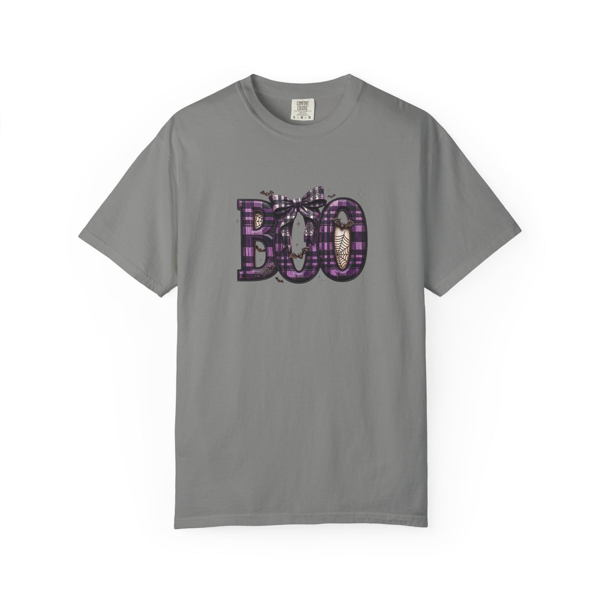 Halloween 'BOO' Plaid T-Shirt