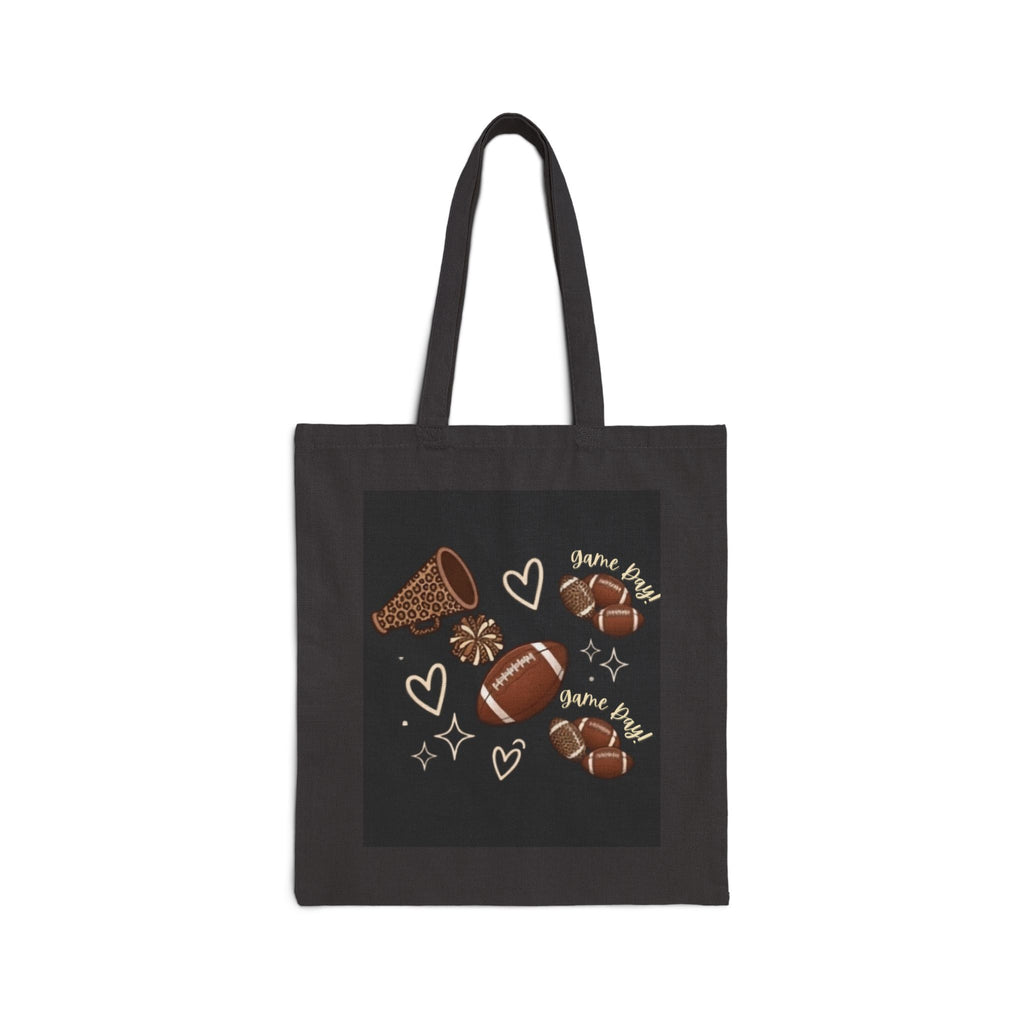 Tote — Football Mama Canvas Tote Bag