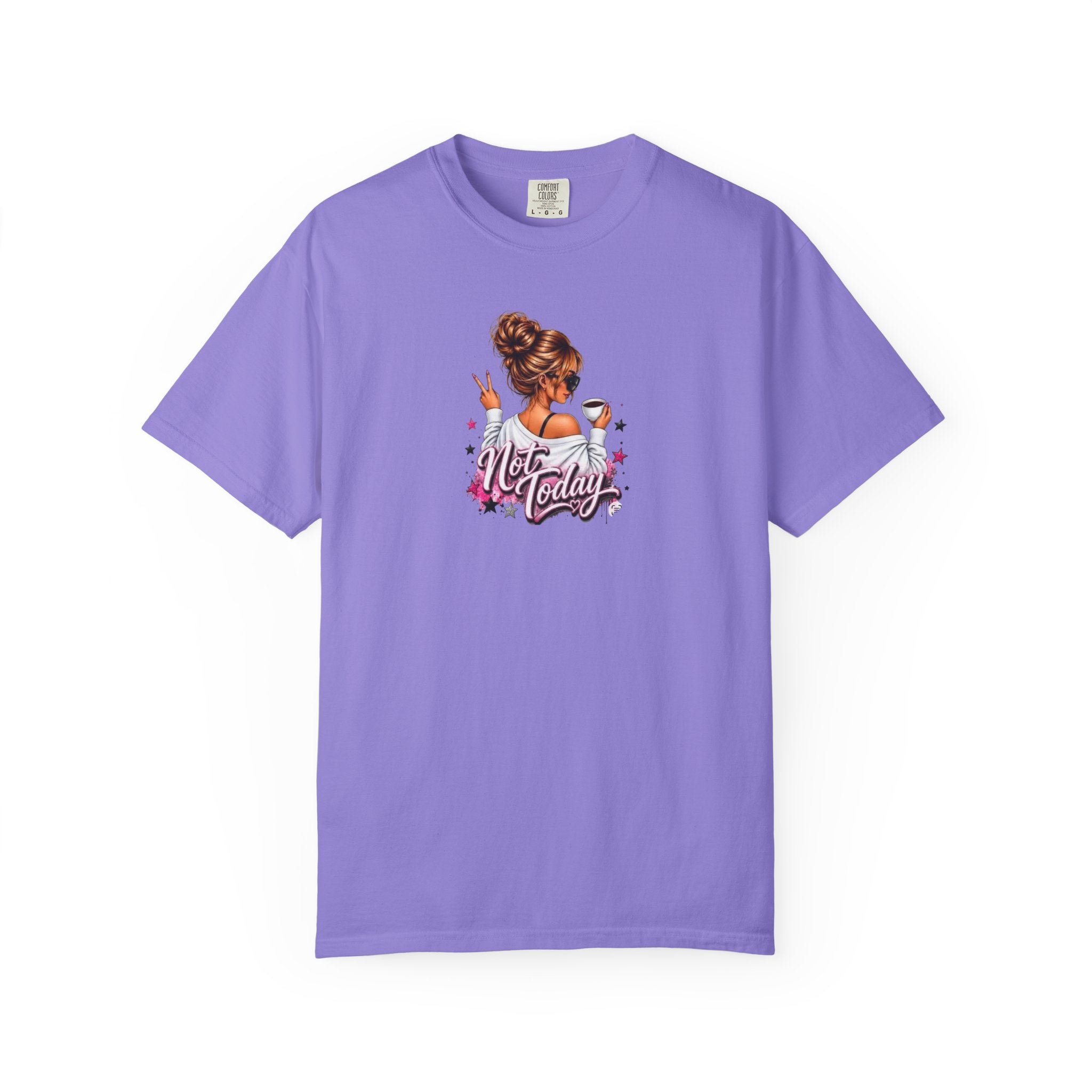 "Not Today" Pink Illustration T-Shirt