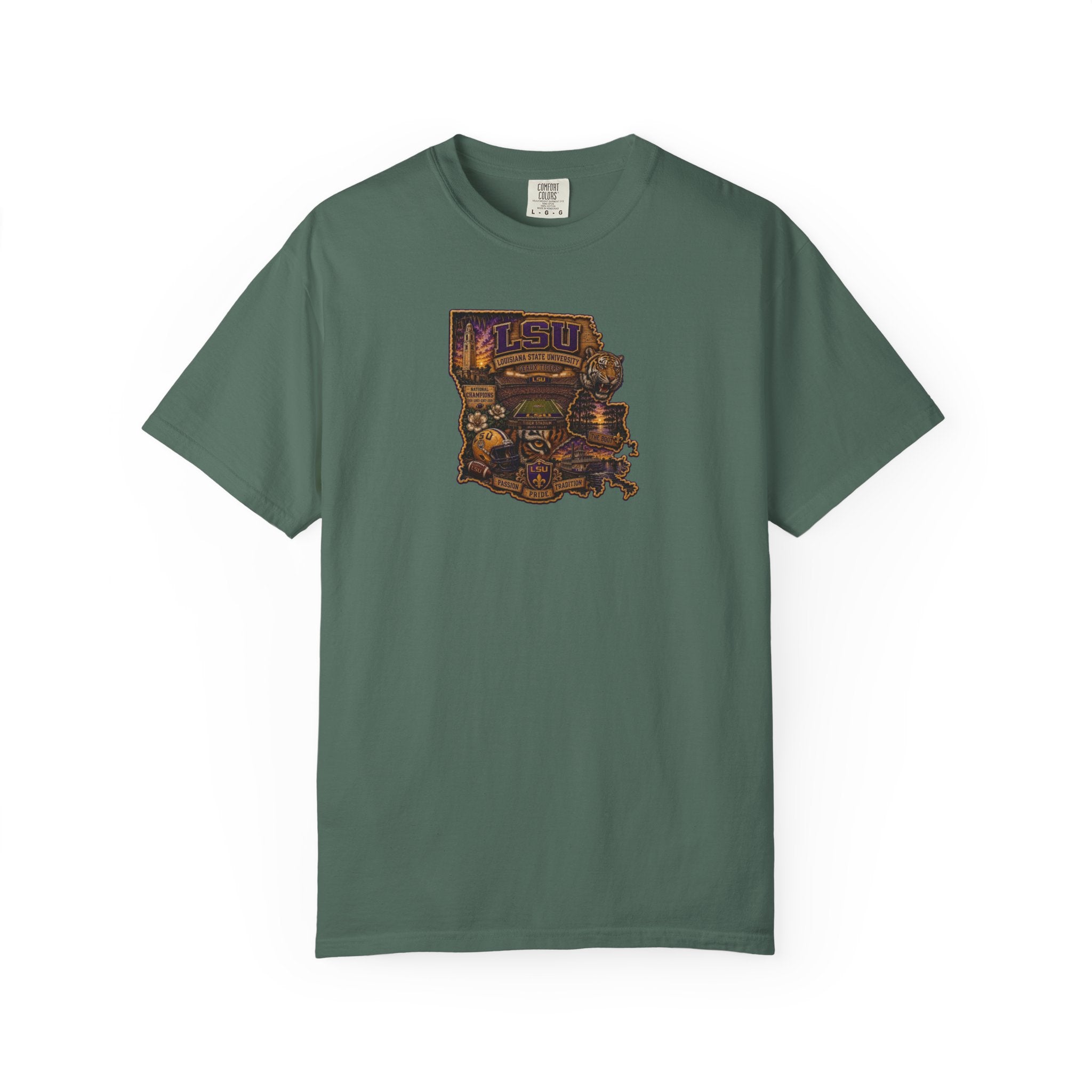 Retro Arcade Tee — Vintage Game Console Louisiana T-Shirt\