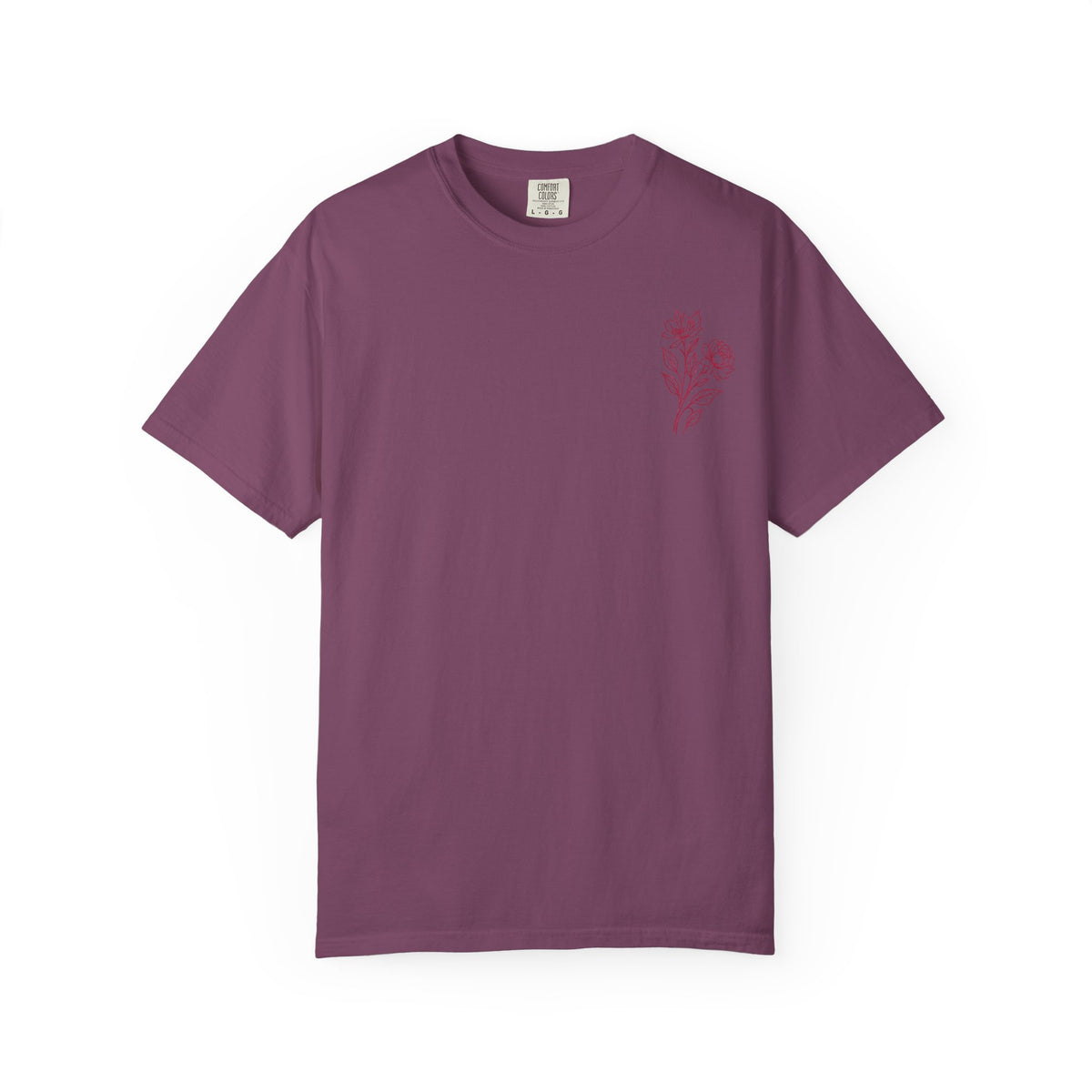 Double Bloom Signature Floral Comfort Colors Tee