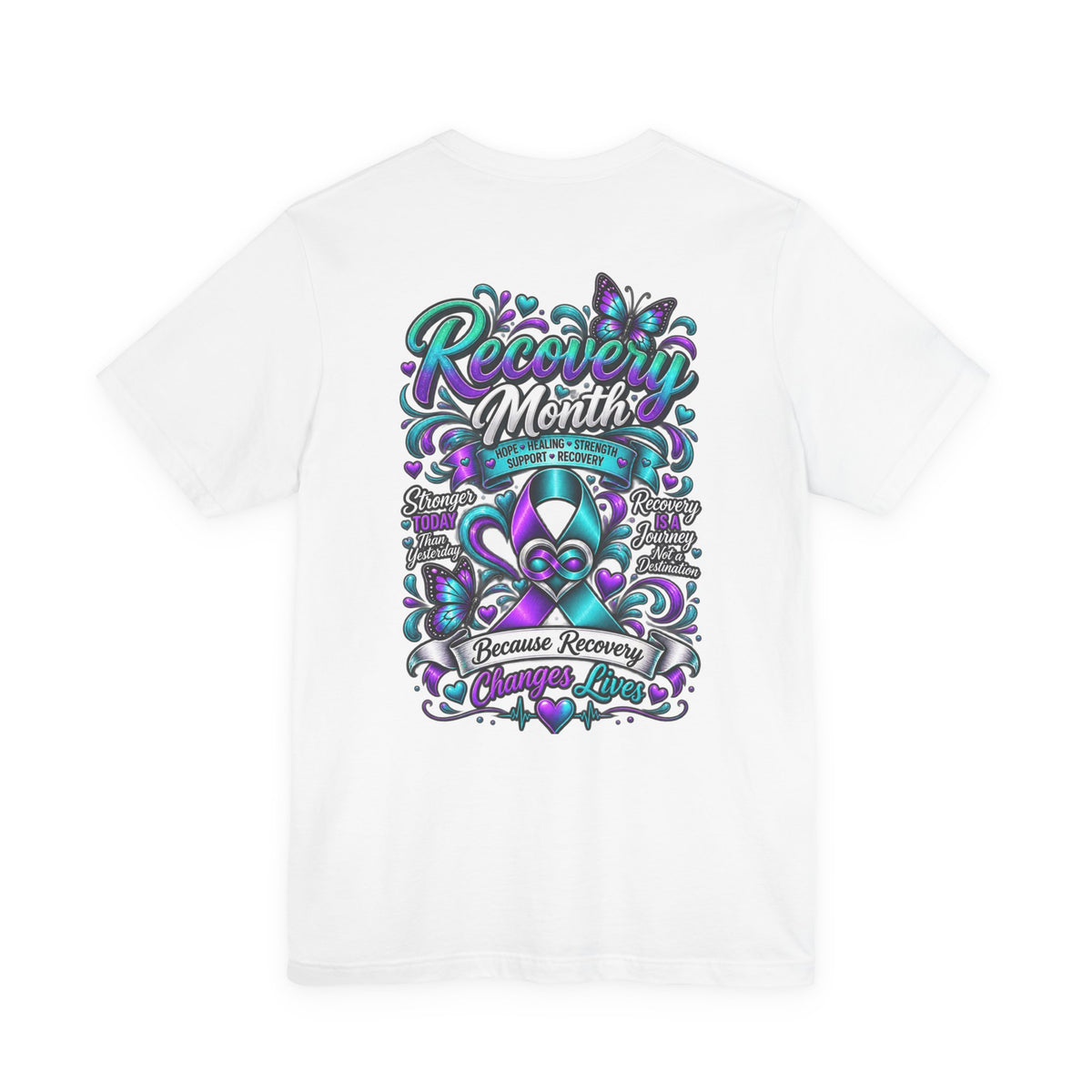 Recovery Month Awareness Tee - Threads of Hope