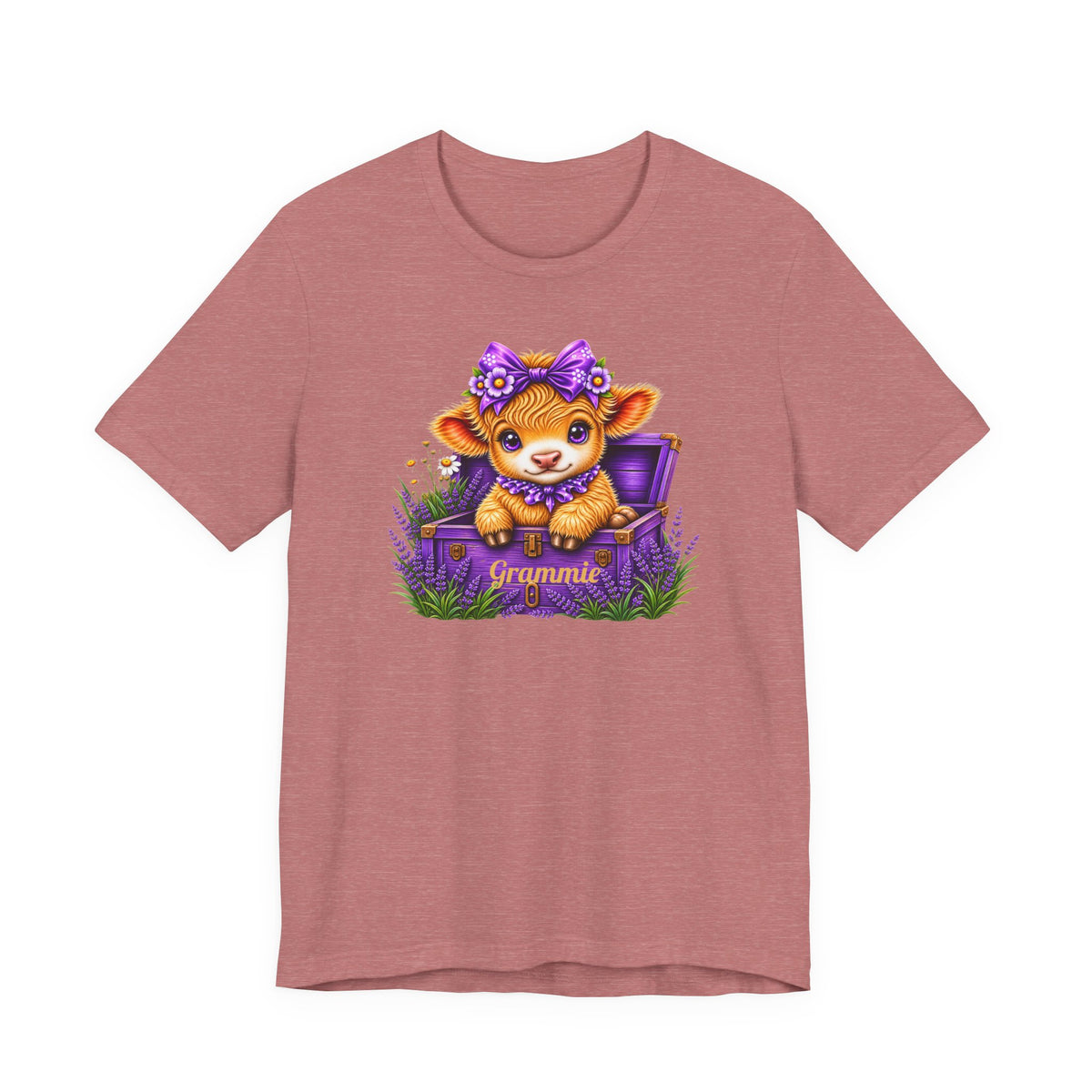 Personalized Highland Cow Shirt | Custom Grandma Name Tee