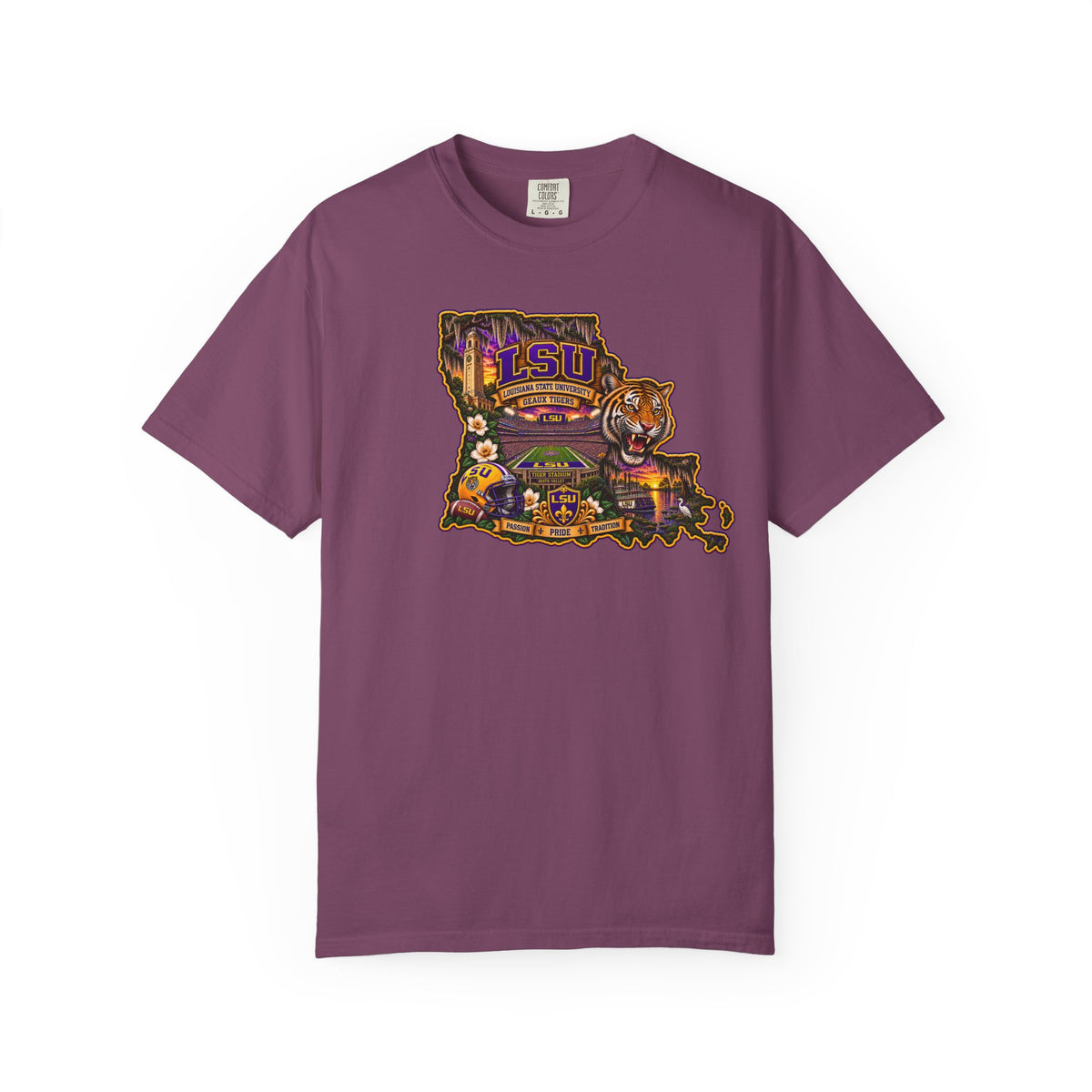 Retro Arcade Tee — Vintage Game Console Louisiana T-Shirt\