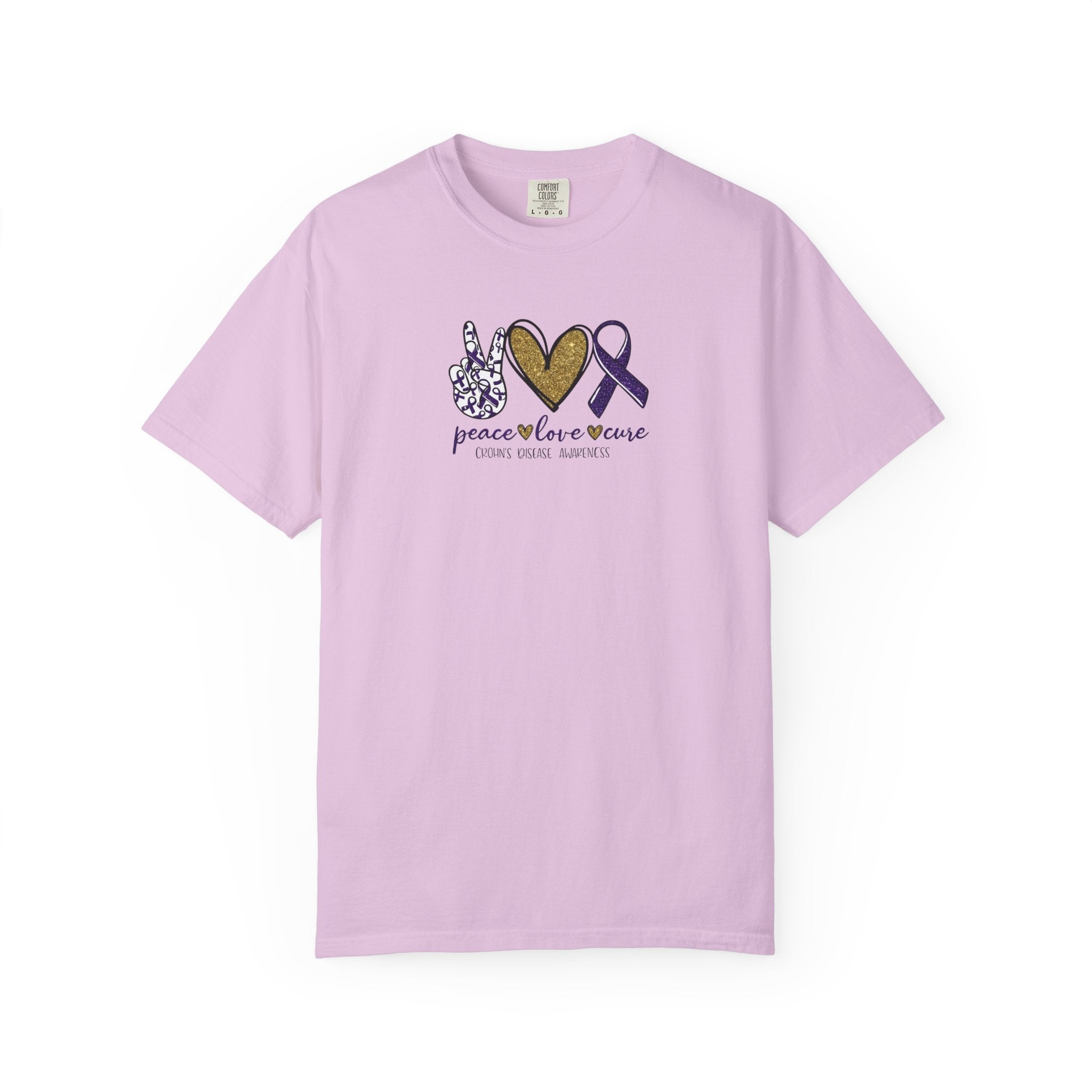 Peace Love Crohn's Awareness T-Shirt