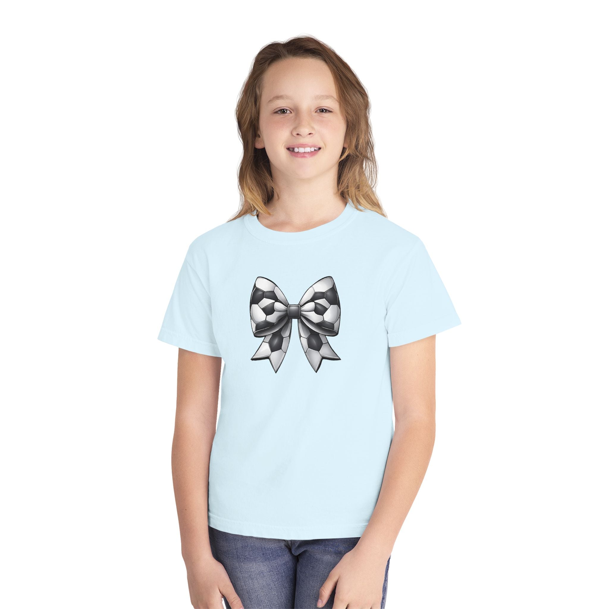 Checkerboard Bow Graphic Shirt for Kids
