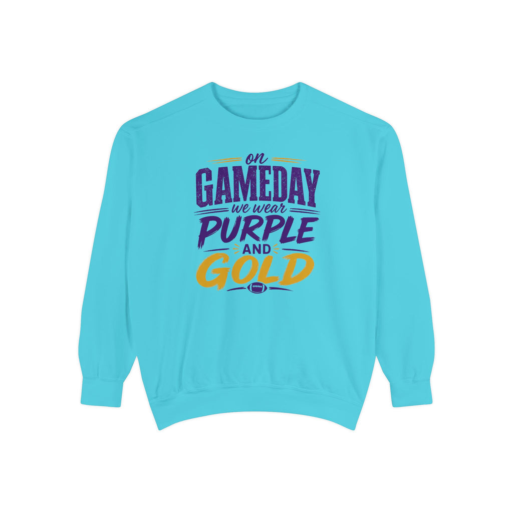 Gameday Purple and Gold Sweatshirt