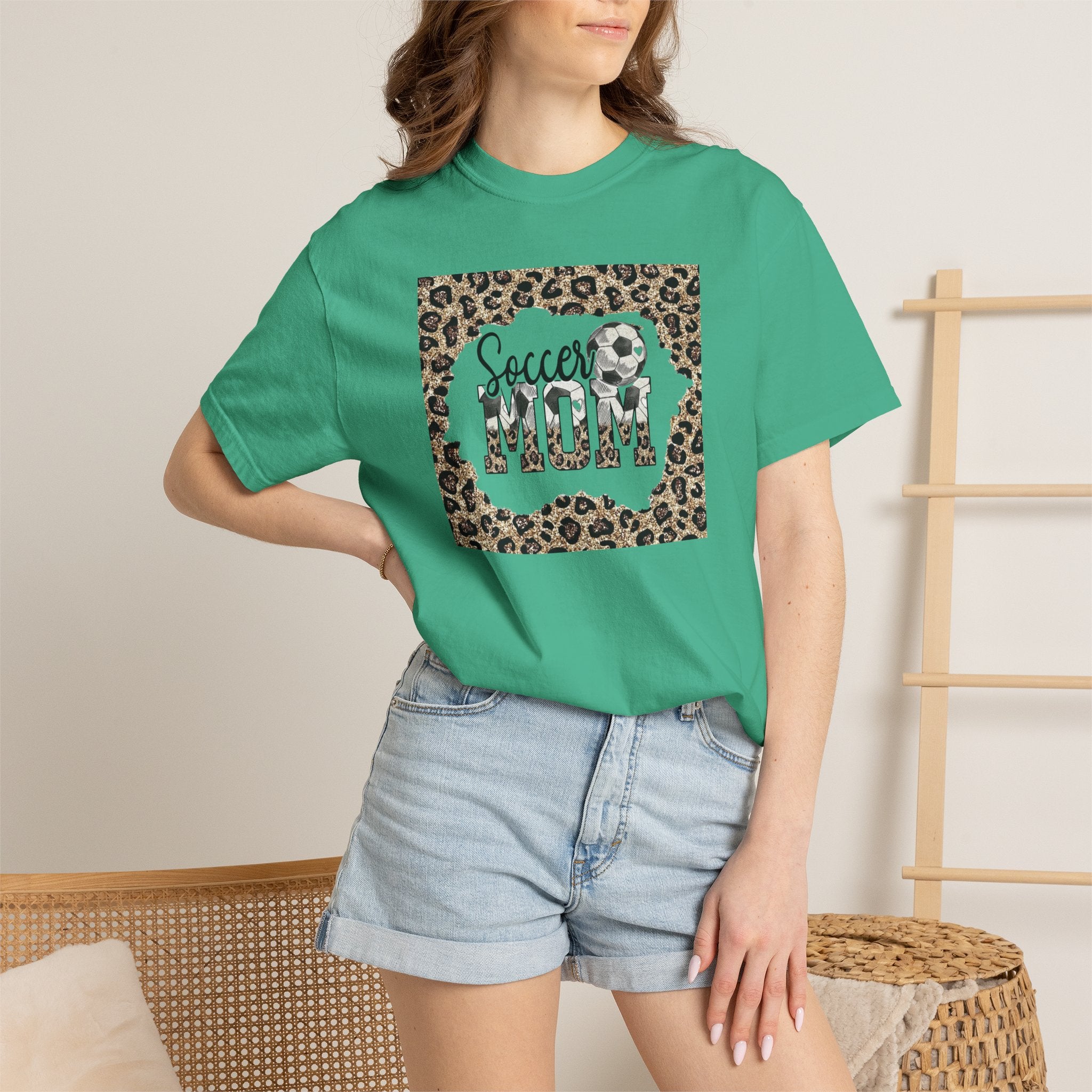 Soccer Mom Leopard Print T-Shirt
