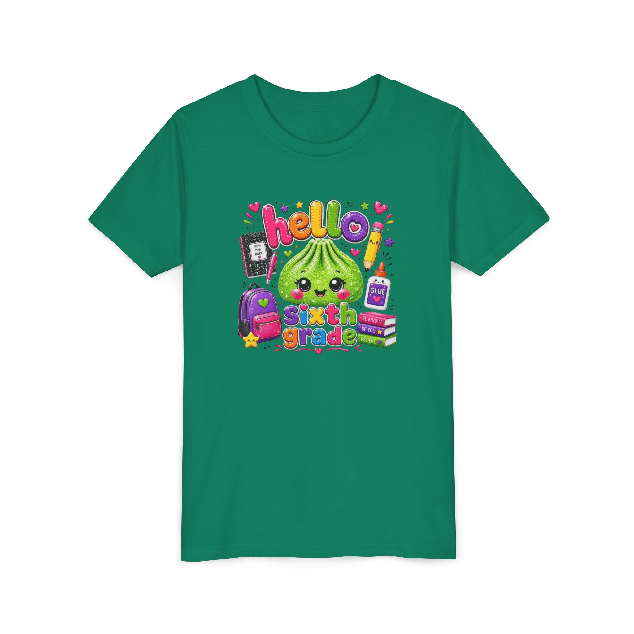 "Hello Sixth Grade" Youth Tee