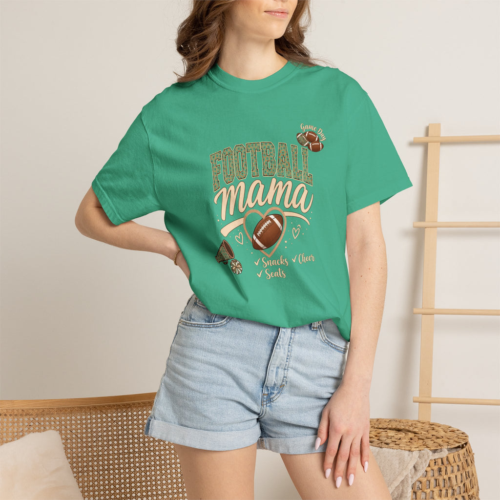 Football Mama T-Shirt — Cute Vintage Football Mom Tee