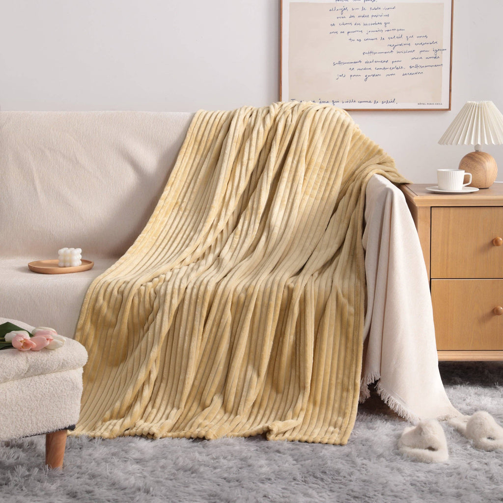 All-Season Plush Flannel Fleece Blanket | Two Sizes