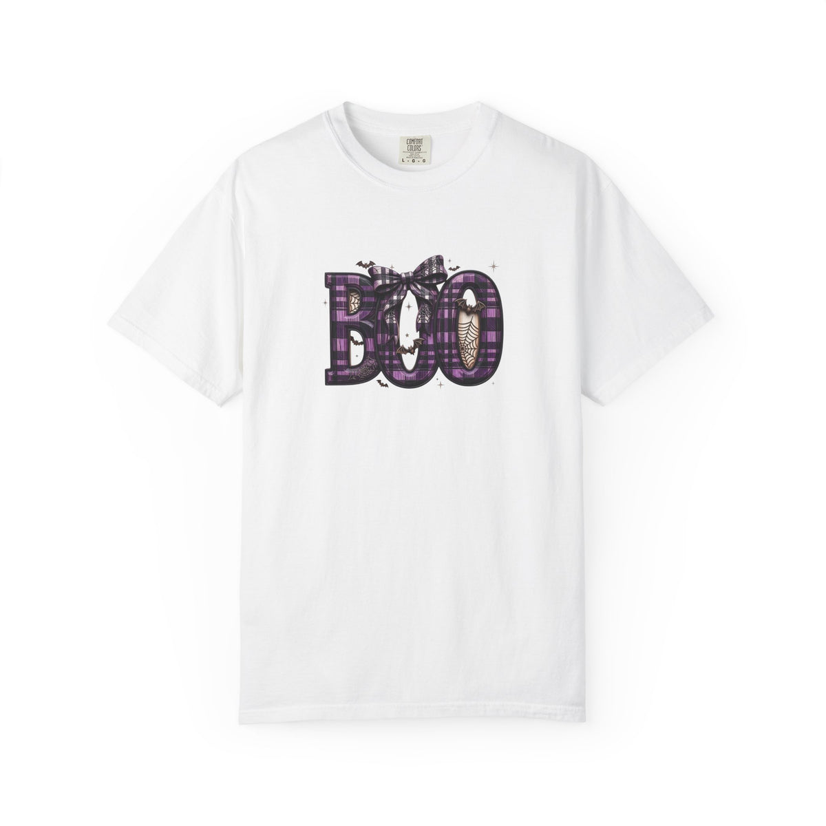 Halloween 'BOO' Plaid T-Shirt