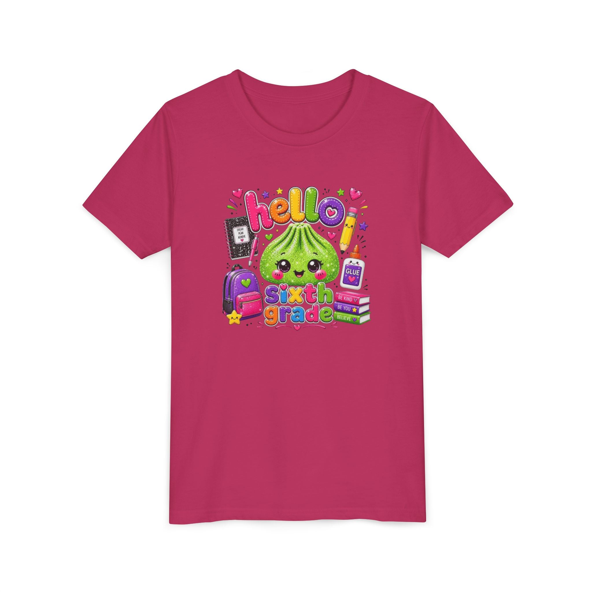 "Hello Sixth Grade" Youth Tee