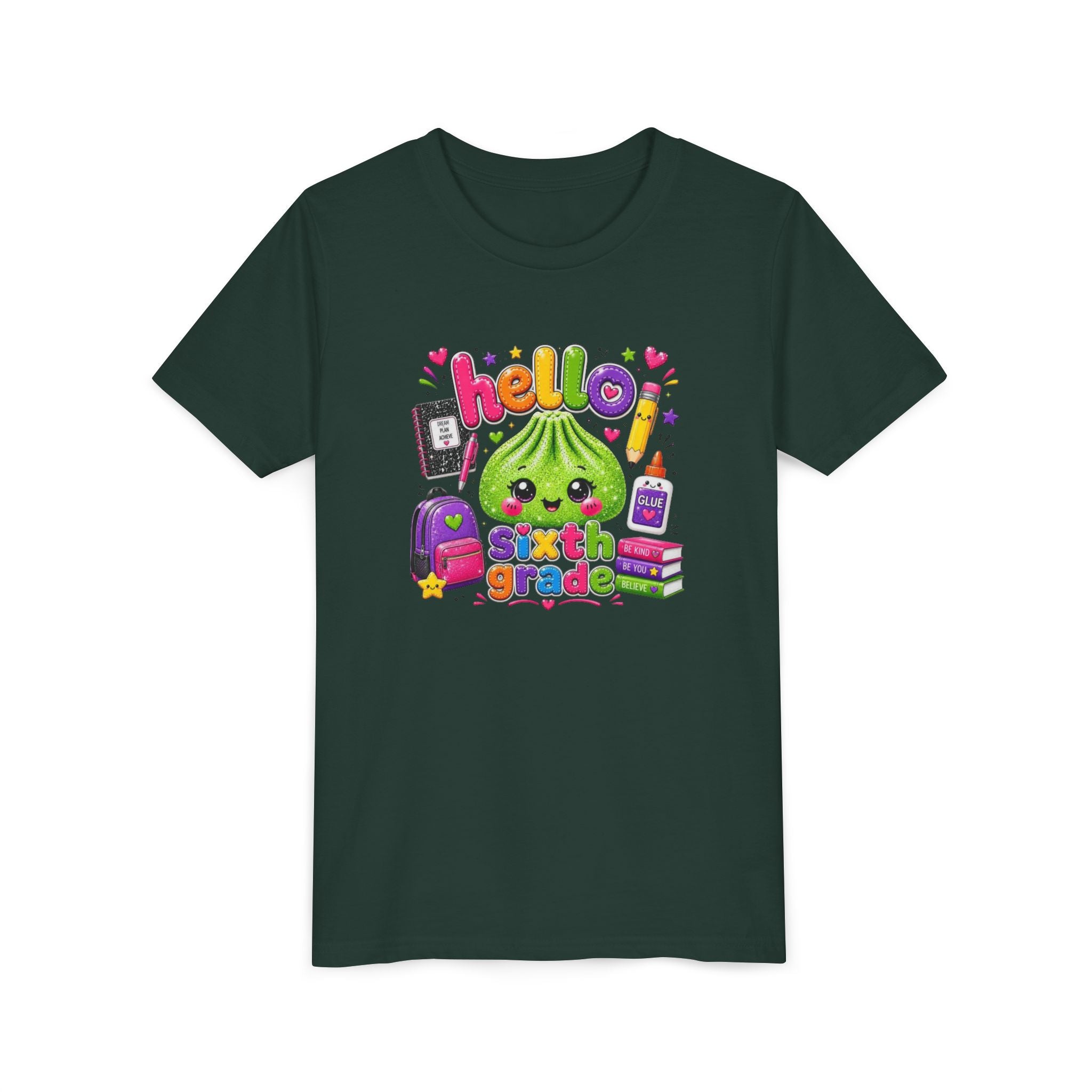 "Hello Sixth Grade" Youth Tee