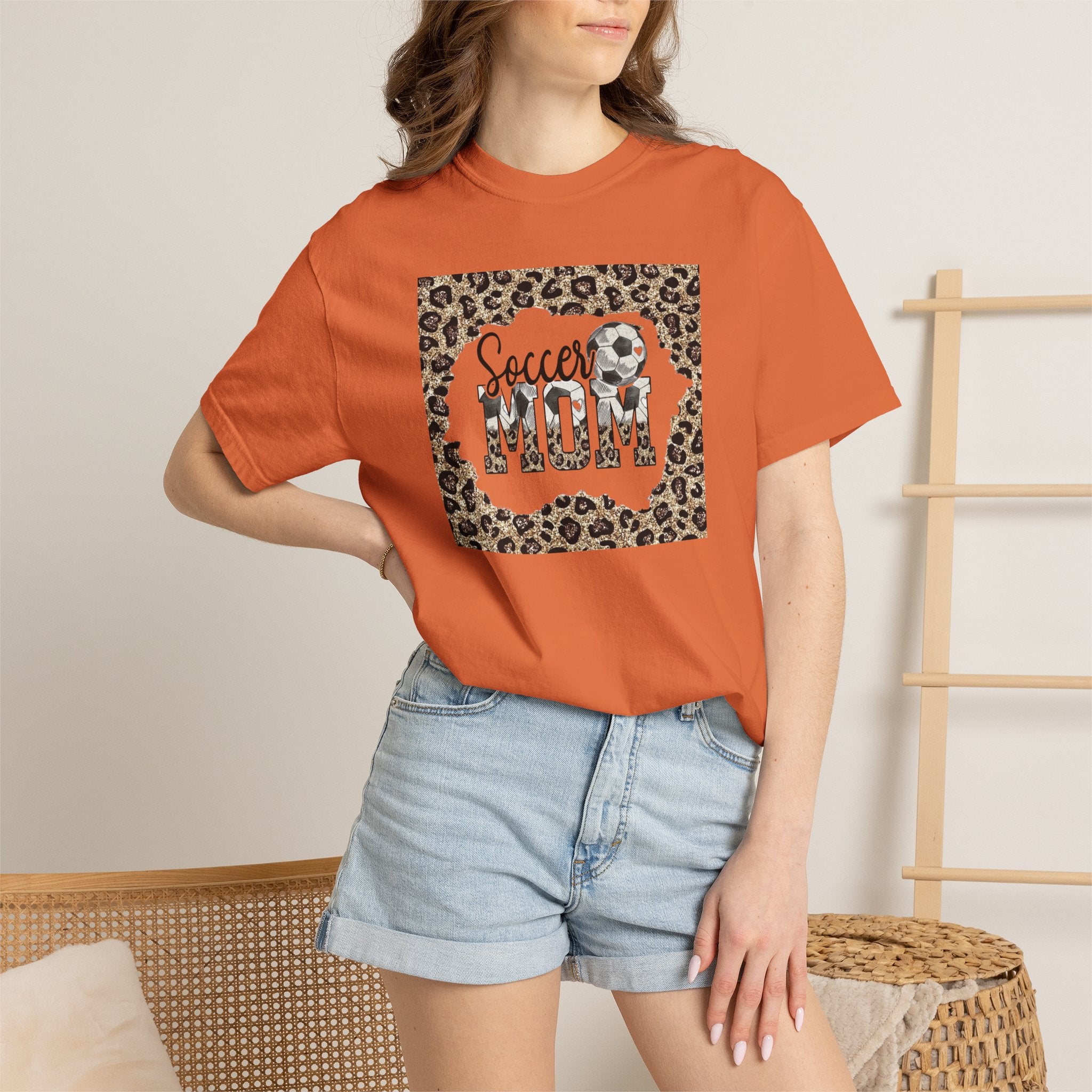 Soccer Mom Leopard Print T-Shirt
