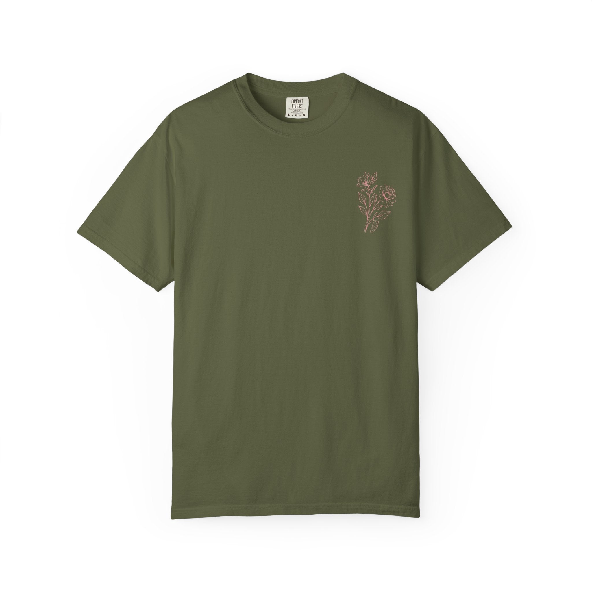 Unisex Garment-Dyed T-shirt ‘Double Bloom Collective’