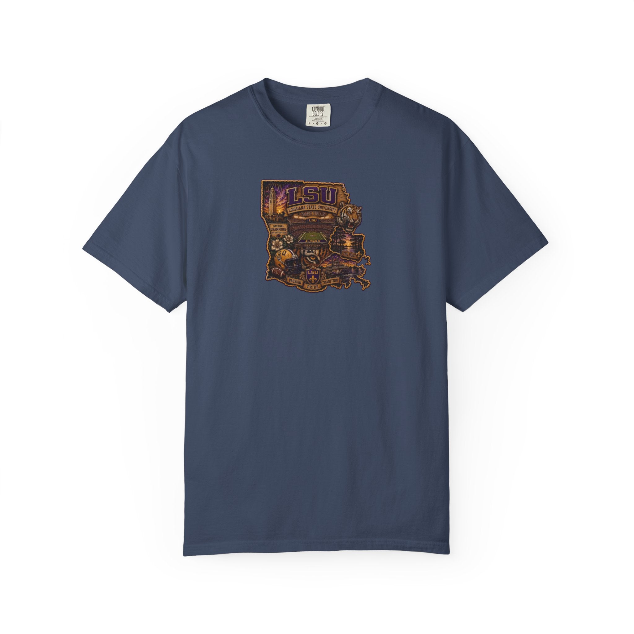 Retro Arcade Tee — Vintage Game Console Louisiana T-Shirt\