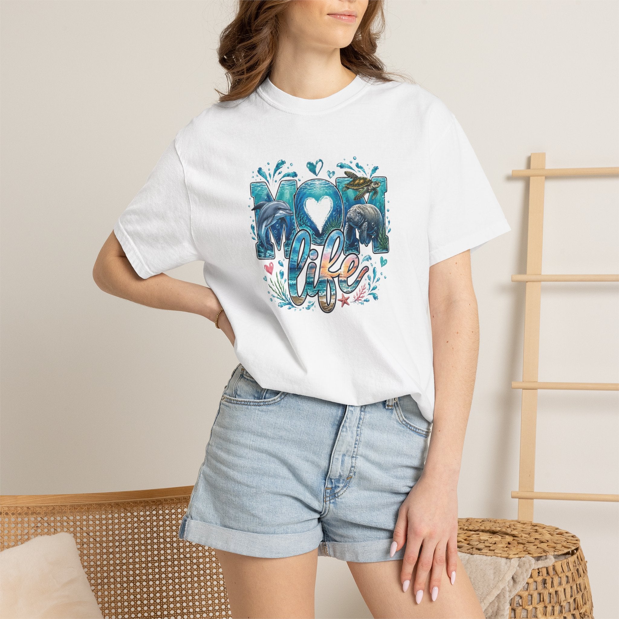 Dolphin Love Graphic T-Shirt