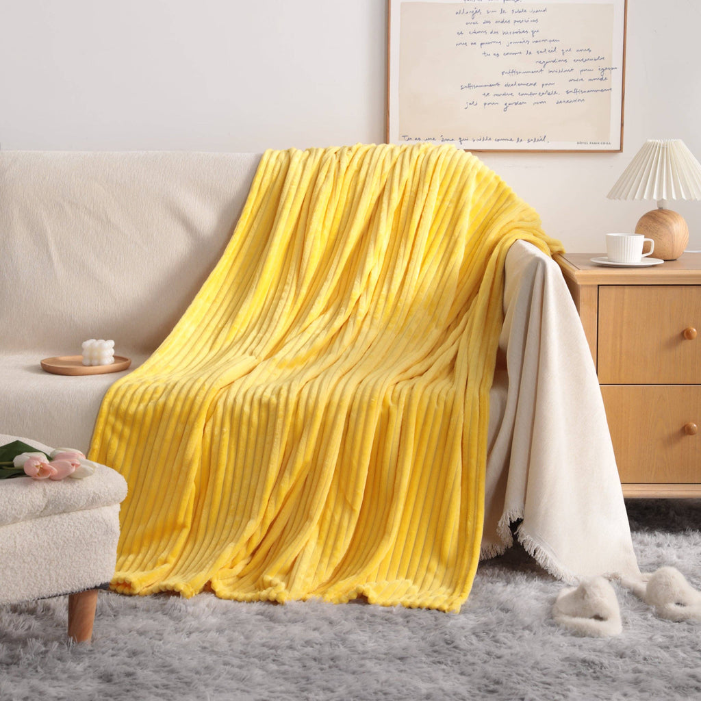 All-Season Plush Flannel Fleece Blanket | Two Sizes